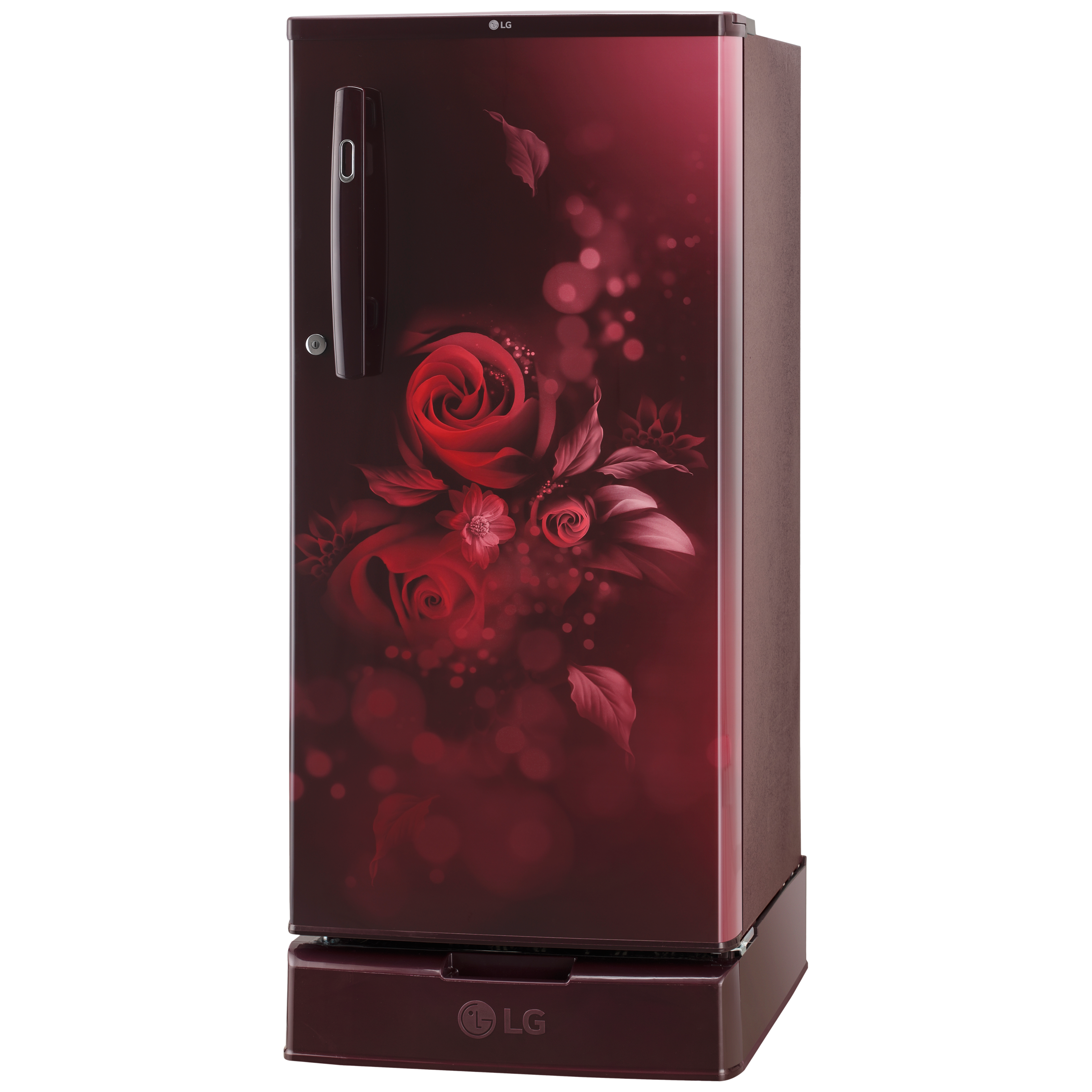 LG 185 Litres 3 Star Direct Cool Single Door Refrigerator with Stabilizer Free Operation (GL-D199OSED.ASEZEB, Scarlet Euphoria) LG 185 Litres 3 Star Direct Cool Single Door Refrigerator with Stabilizer Free Operation (GL-D199OSED.ASEZEB, Scarlet Euphoria)_4