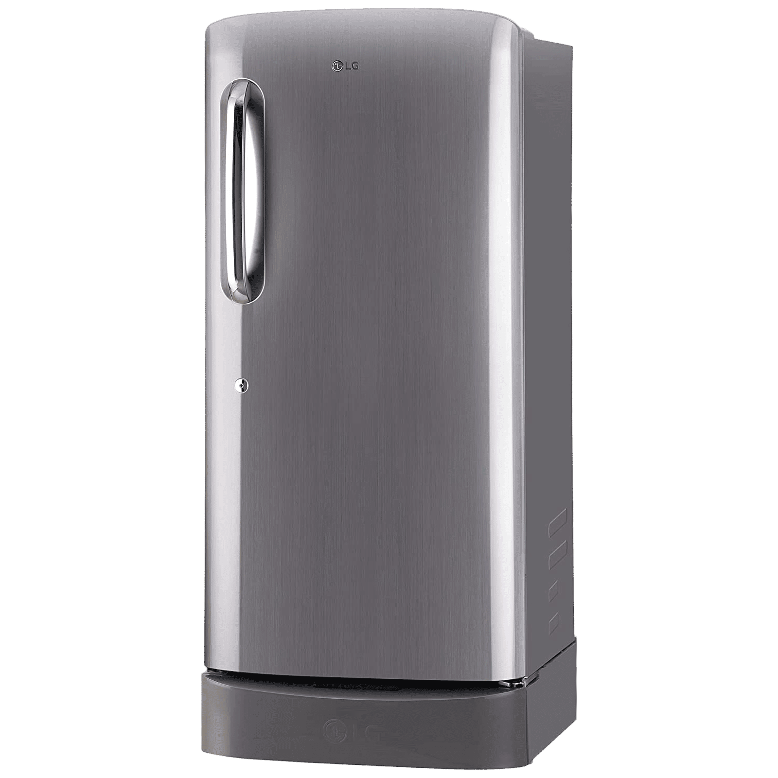 LG 205 Litres 4 Star Direct Cool Single Door Refrigerator with Base stand and Drawer (GL-D221APZY.DPZZEBN, Shiny Steel)_4