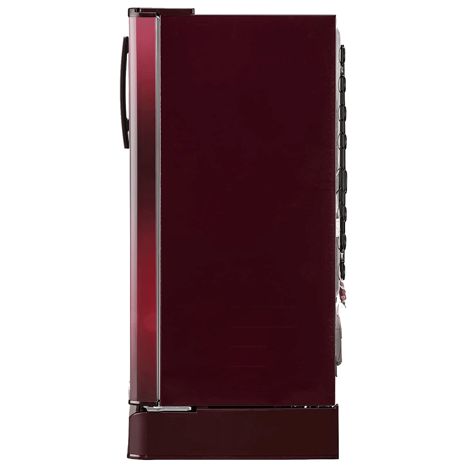 LG 185 Litres 4 Star Direct Cool Single Door Refrigerator with Base stand and Drawer (GL-D199OSEY.DSEZPST, Scarlet Euphoria)_17