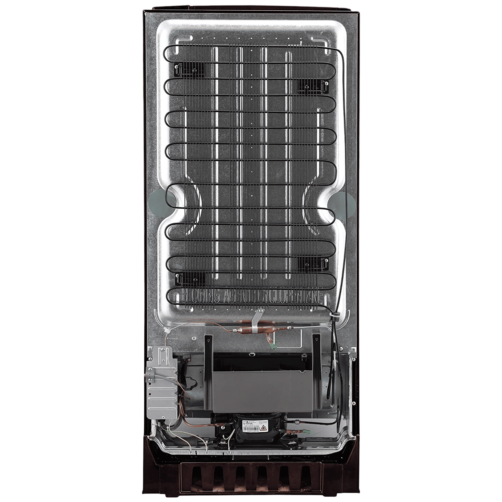 LG 185 Litres 4 Star Direct Cool Single Door Refrigerator with Base stand and Drawer (GL-D199OSEY.DSEZPST, Scarlet Euphoria)_9