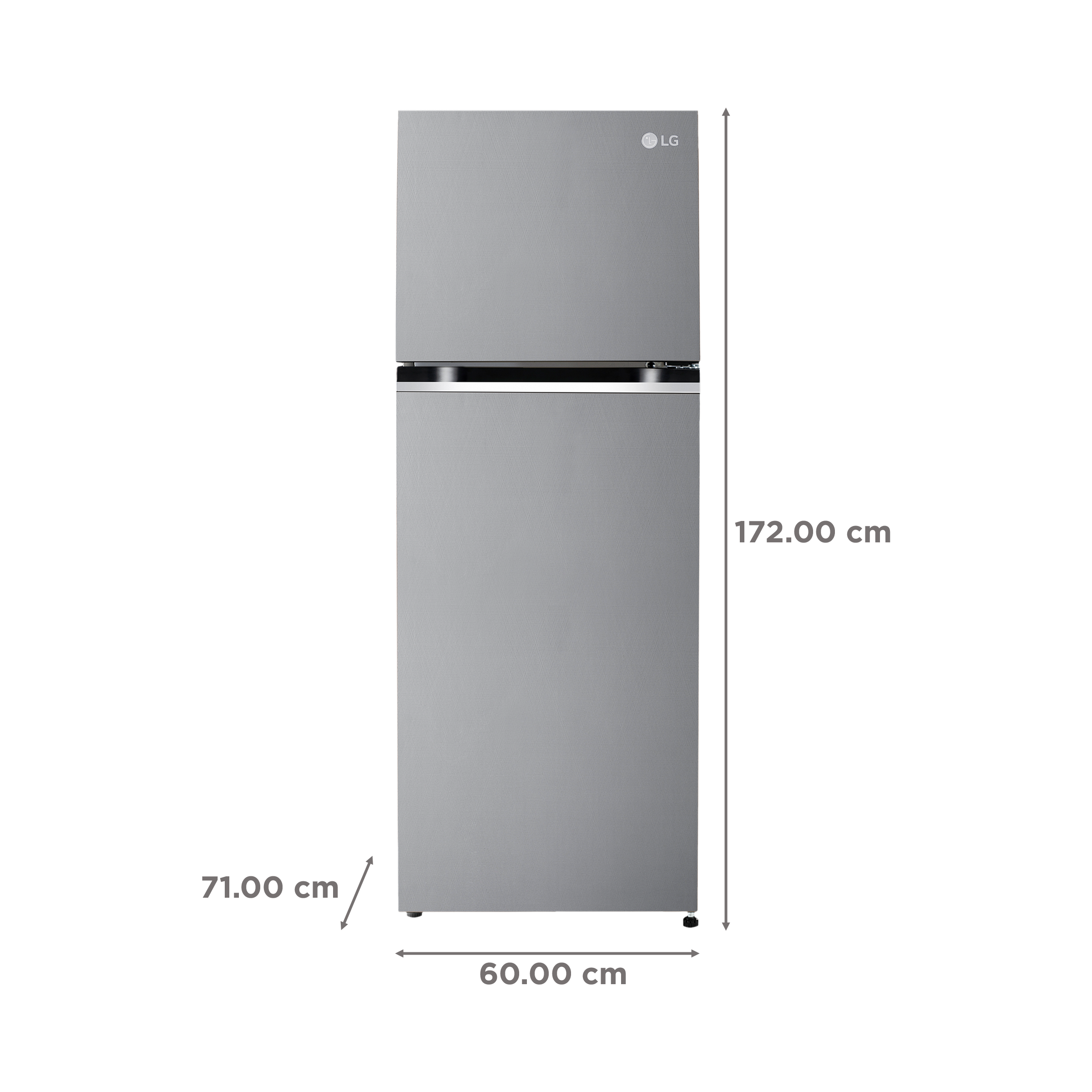 LG 343 Litres 2 Star Frost Free Double Door Convertible Refrigerator with Smart Diagnosis (GL-S382SUSY.AUSZEBN, Urban Steel)_3