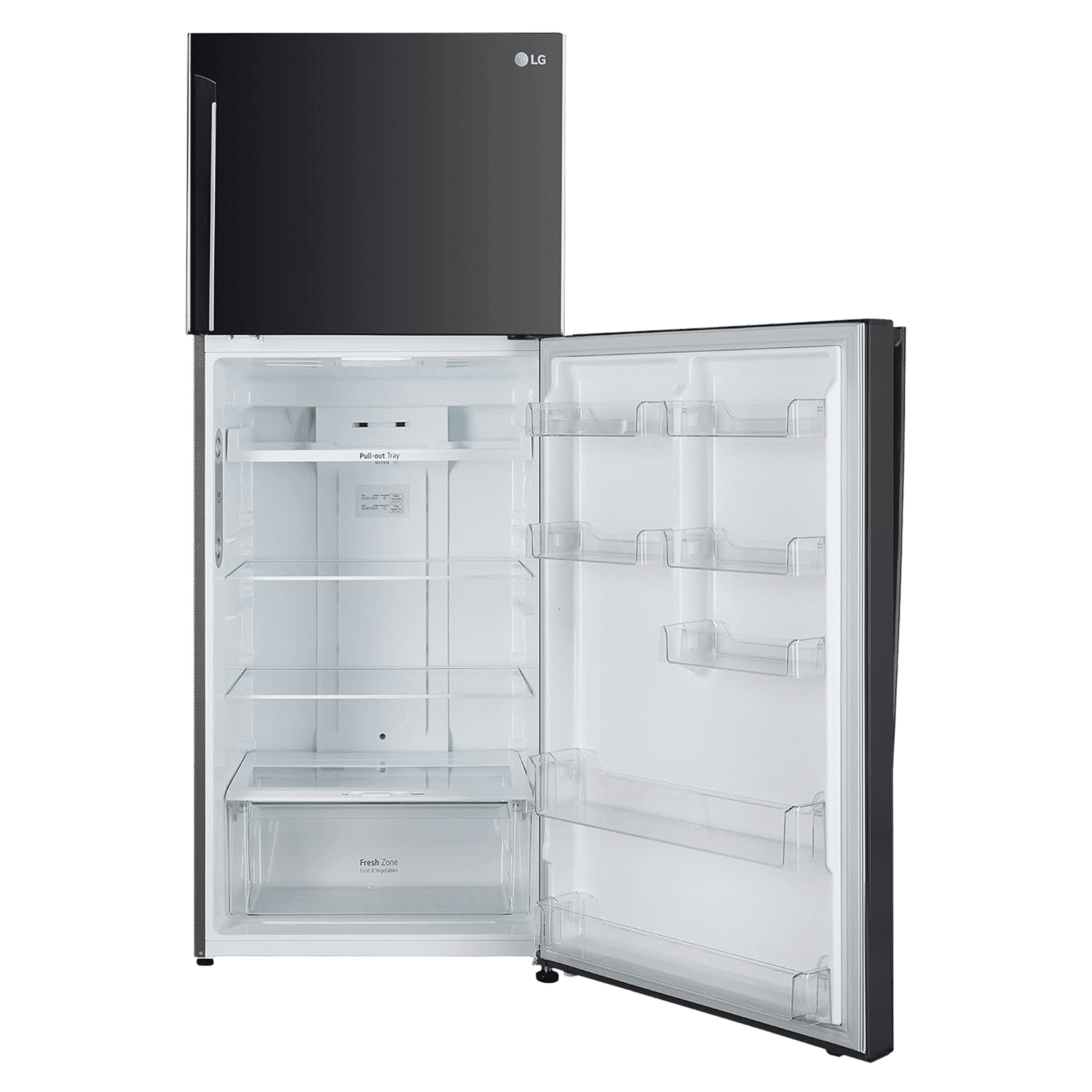 LG 446 Litres 1 Star Frost Free Double Door Convertible Refrigerator with Smart Diagnosis (GL-T502AESR.DESZEB, Ebony Sheen) LG 446 Litres 1 Star Frost Free Double Door Convertible Refrigerator with Smart Diagnosis (GL-T502AESR.DESZEB, Ebony Sheen)_11