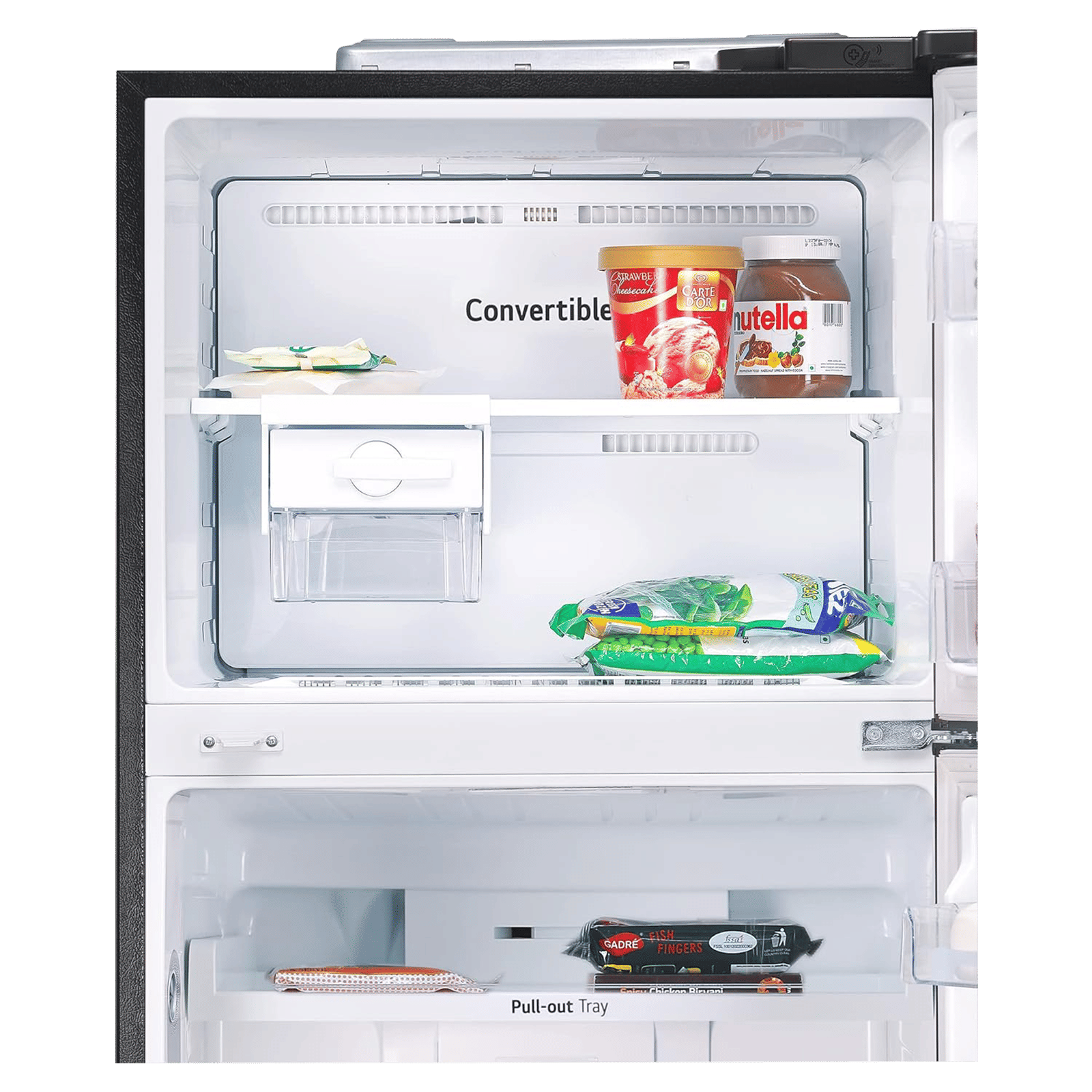 LG 446 Litres 1 Star Frost Free Double Door Convertible Refrigerator with Smart Diagnosis (GL-T502AESR.DESZEB, Ebony Sheen) LG 446 Litres 1 Star Frost Free Double Door Convertible Refrigerator with Smart Diagnosis (GL-T502AESR.DESZEB, Ebony Sheen)_6