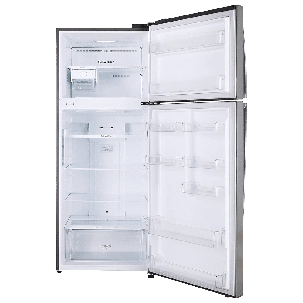 LG 446 Litres 1 Star Frost Free Double Door Convertible Refrigerator with Smart Diagnosis (GL-T502APZR.DPZZEBN, Shiny Steel) LG 446 Litres 1 Star Frost Free Double Door Convertible Refrigerator with Smart Diagnosis (GL-T502APZR.DPZZEBN, Shiny Steel)_6