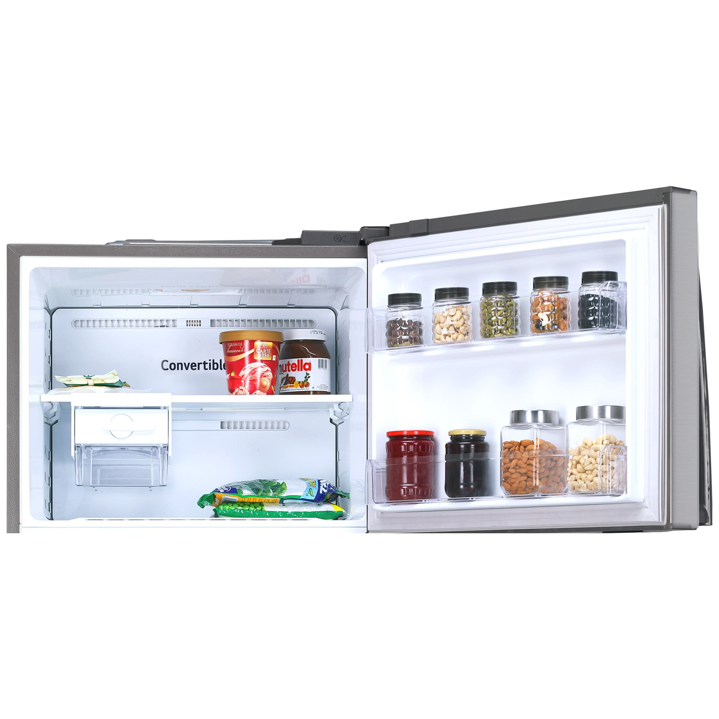 LG 446 Litres 1 Star Frost Free Double Door Convertible Refrigerator with Smart Diagnosis (GL-T502APZR.DPZZEBN, Shiny Steel) LG 446 Litres 1 Star Frost Free Double Door Convertible Refrigerator with Smart Diagnosis (GL-T502APZR.DPZZEBN, Shiny Steel)_8