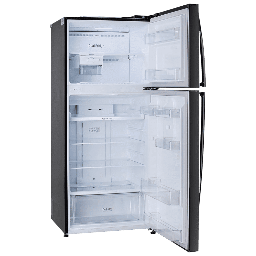LG 412 Litres 1 Star Frost Free Double Door Convertible Refrigerator with Smart Diagnosis (GL-T432AESR.DESZEB, Ebony Sheen)_14