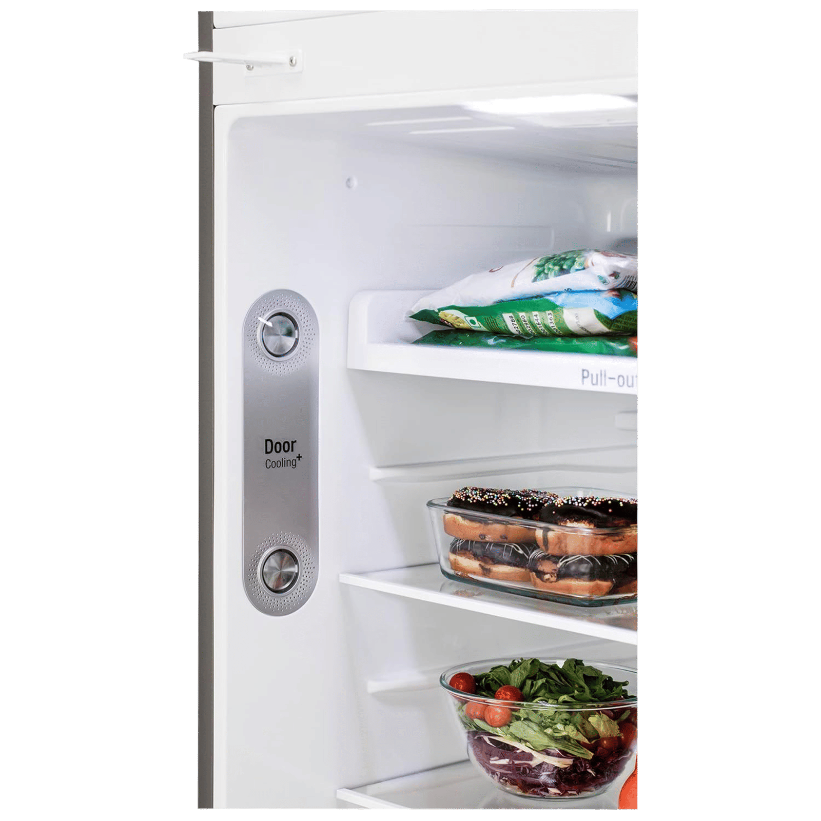 LG 412 Litres 1 Star Frost Free Double Door Convertible Refrigerator with Smart Inverter Compressor (GL-T432APZR.DPZZEB, Shiny Steel)_10