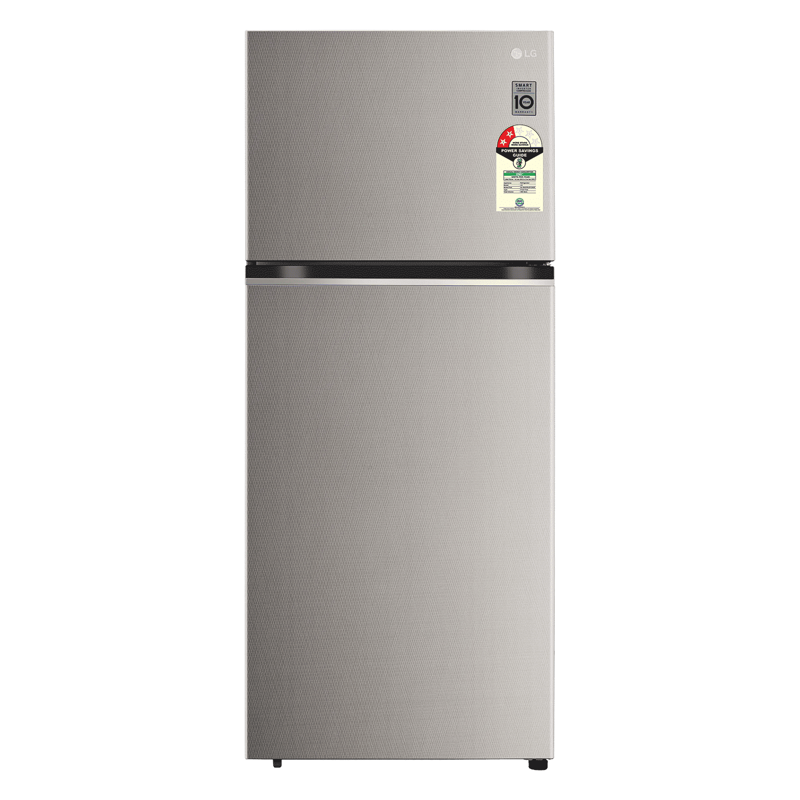 LG 398 Litres 2 Star Frost Free Double Door Convertible Refrigerator with Smart Diagnosis (GL-S422SUSY.EUSZEB, Urban Steel)_1