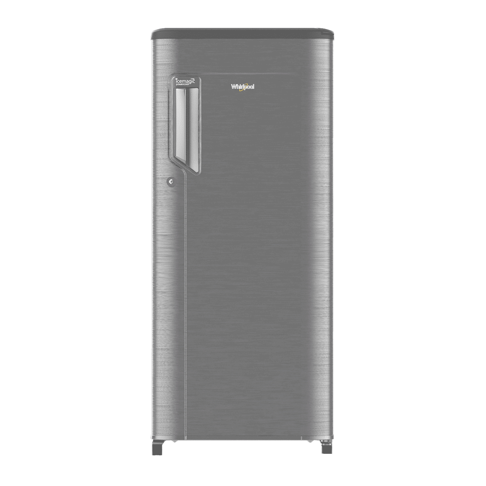 Whirlpool Icemagic Powercool 184 Litres 3 Star Direct Cool Single Door Refrigerator with Stabilizer Free Operation (72511, Steel)_1
