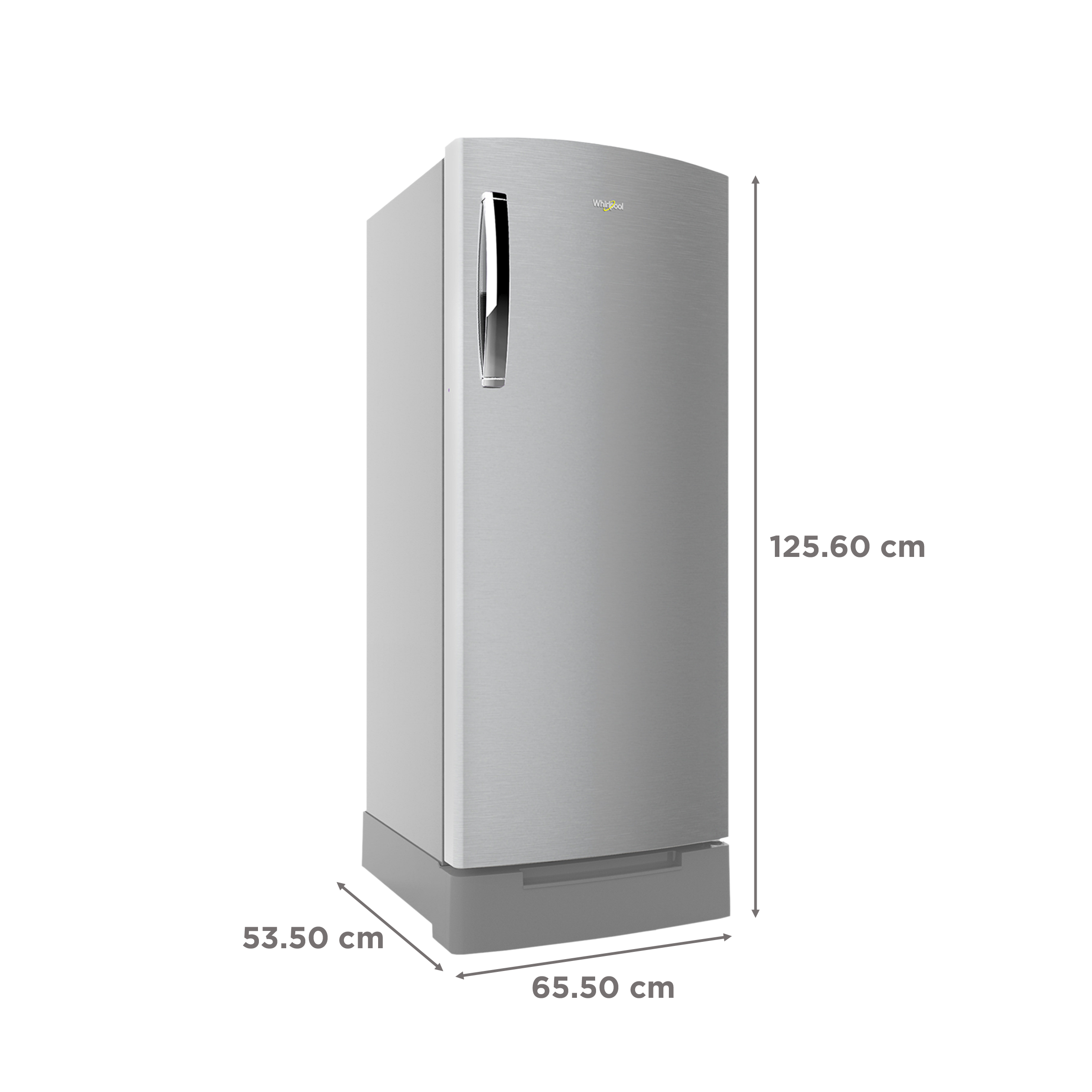 Whirlpool Icemagic Pro 192 Litres 3 Star Direct Cool Single Door Refrigerator with Stabilizer Free Operation (72568, Steel)_3