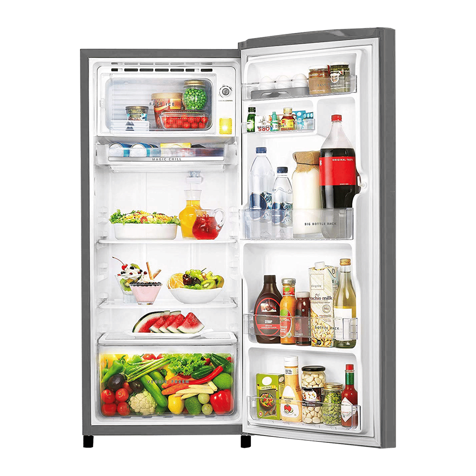 Whirlpool Icemagic Pro 192 Litres 3 Star Direct Cool Single Door Refrigerator with Stabilizer Free Operation (72568, Steel)_5