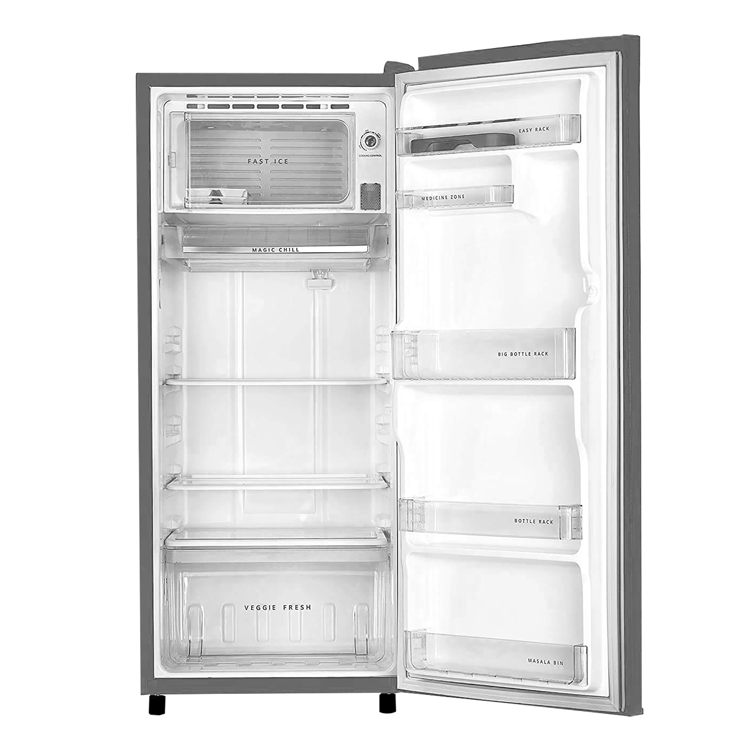 Whirlpool Icemagic Pro 192 Litres 3 Star Direct Cool Single Door Refrigerator with Stabilizer Free Operation (72568, Steel)_6