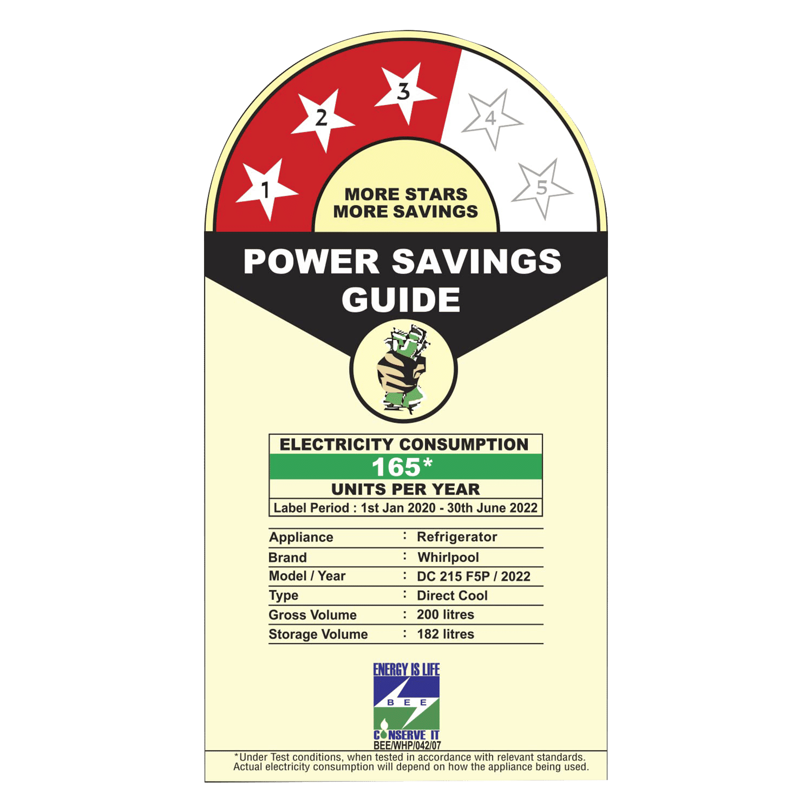 Whirlpool Icemagic Pro 192 Litres 3 Star Direct Cool Single Door Refrigerator with Stabilizer Free Operation (72568, Steel)_9