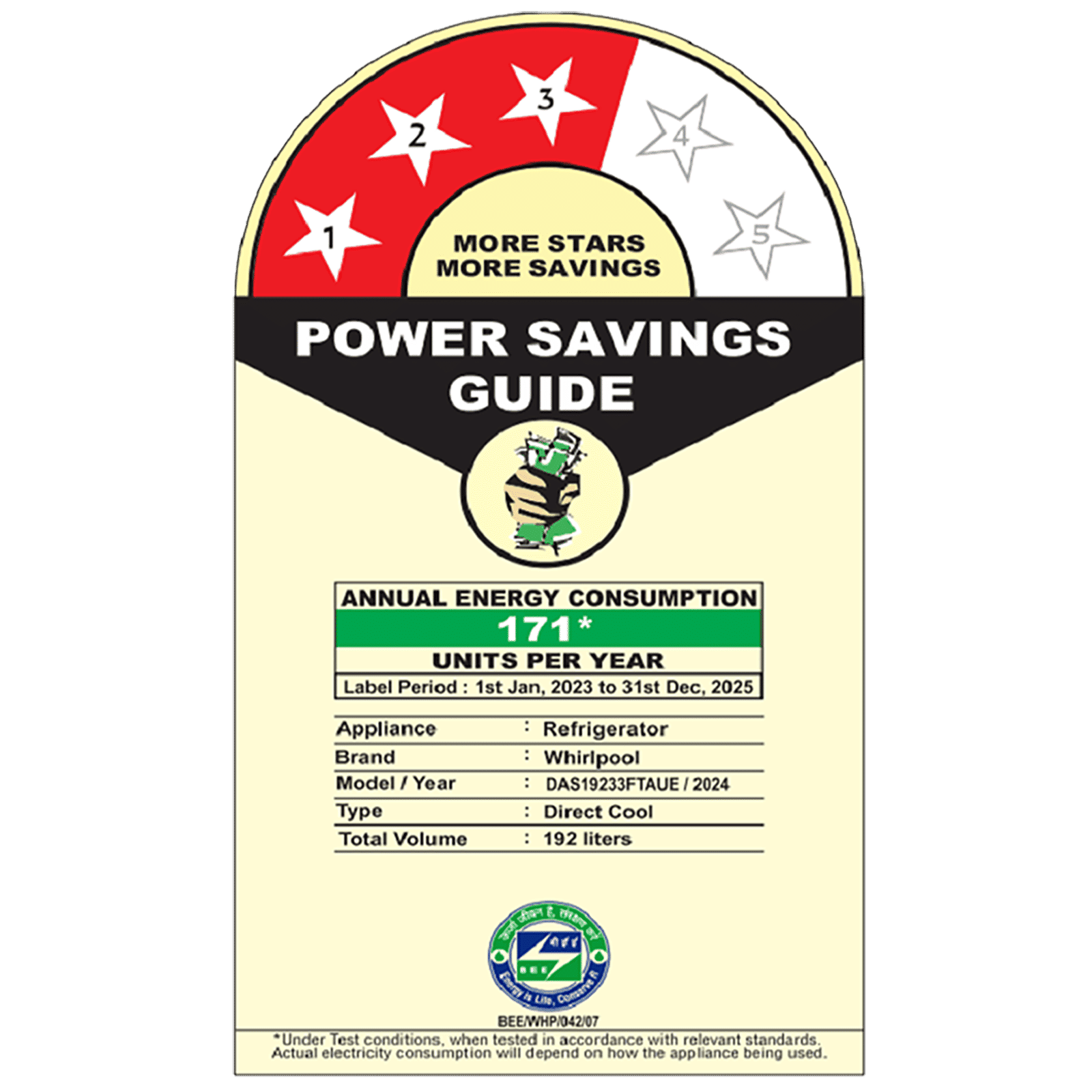 Whirlpool IMPRO 192 Litres 3 Star Direct Cool Single Door Refrigerator with Stabilizer Free Operation (215 IMPRO ROY, Purple)_13