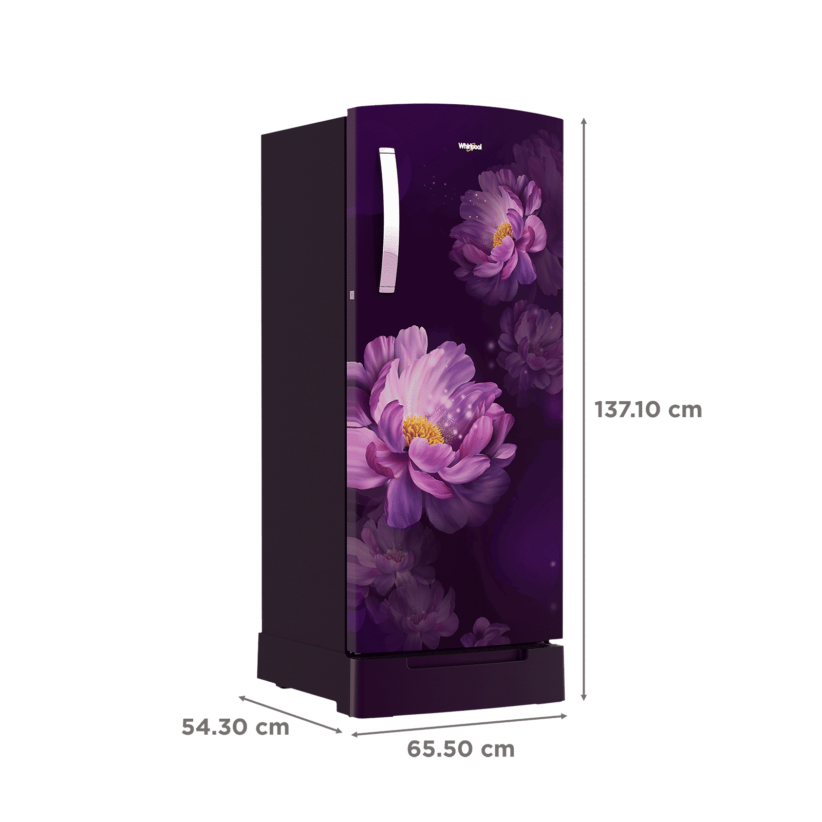 Whirlpool IMPRO 192 Litres 3 Star Direct Cool Single Door Refrigerator with Stabilizer Free Operation (215 IMPRO ROY, Purple)_3