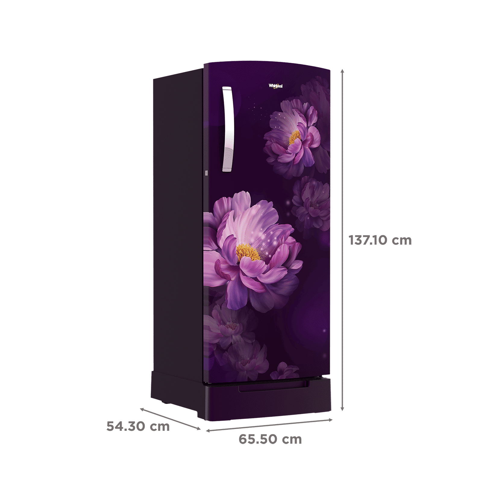 Whirlpool IMPRO 192 Litres 3 Star Direct Cool Single Door Refrigerator with Stabilizer Free Operation (215 IMPRO ROY, Purple)_3
