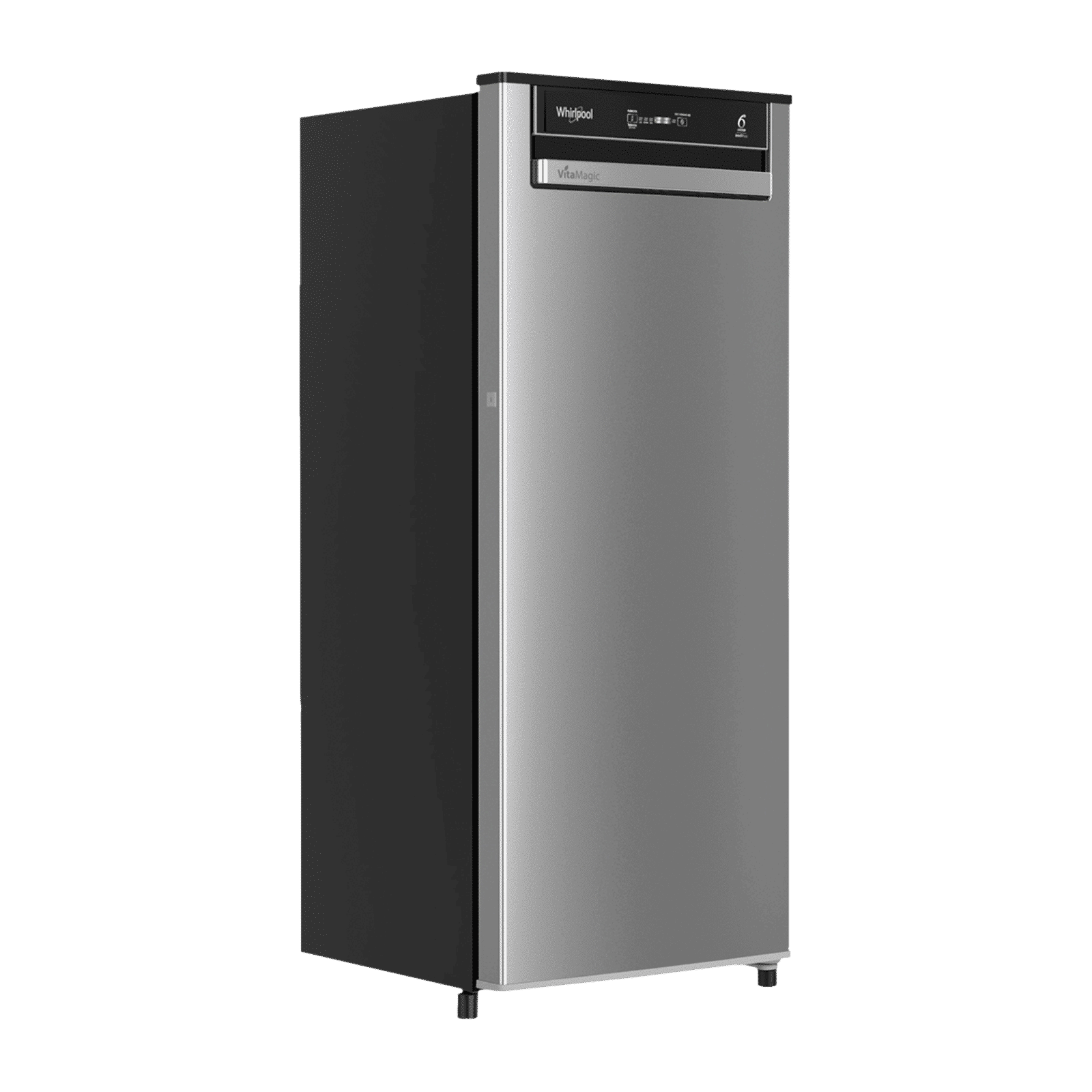 Whirlpool VitaMagic Pro 192 Litres 3 Star Direct Cool Single Door Refrigerator with Stabilizer Free Operation (72601, Alpha Steel)_8