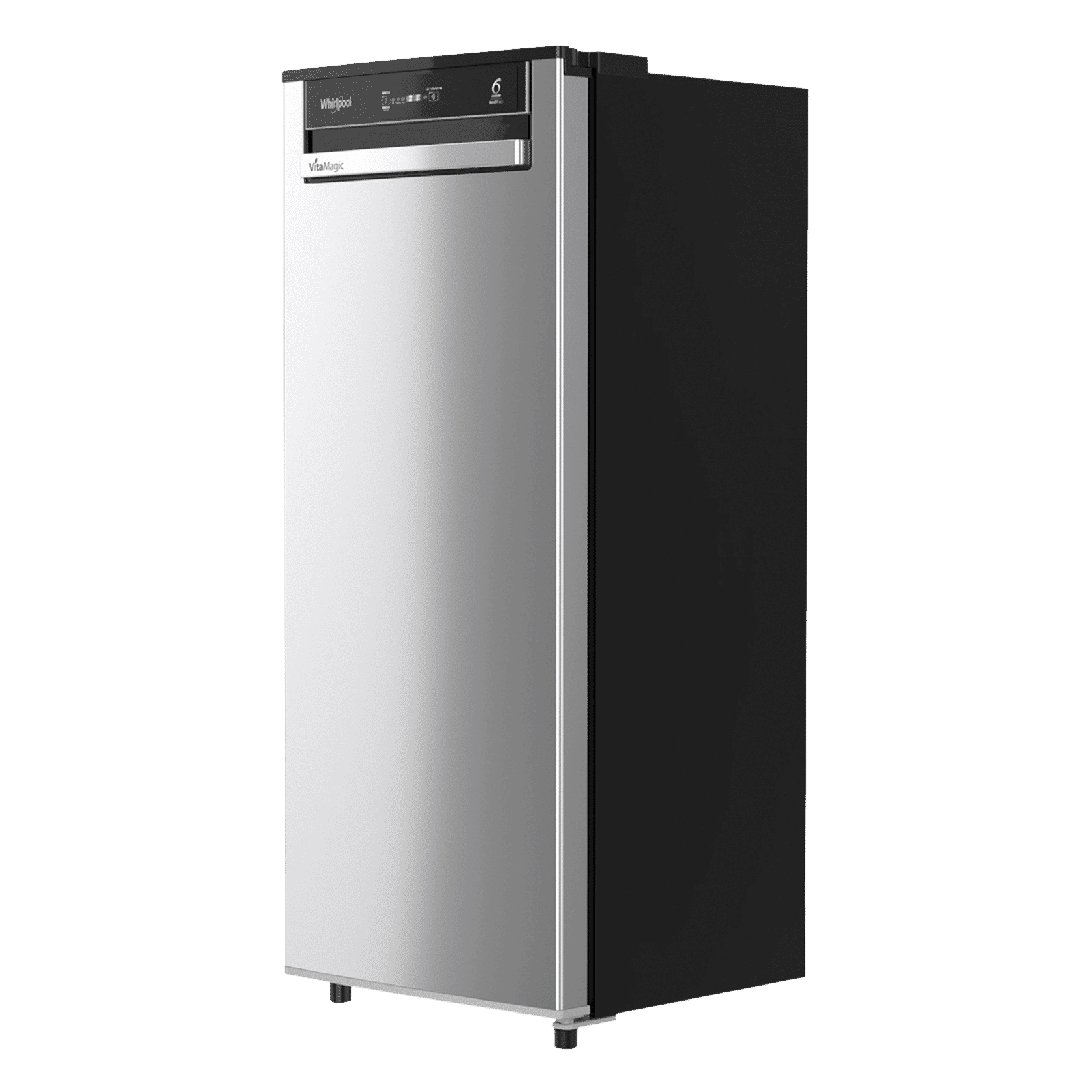 Whirlpool VitaMagic Pro 192 Litres 3 Star Direct Cool Single Door Refrigerator with Stabilizer Free Operation (72601, Alpha Steel)_4