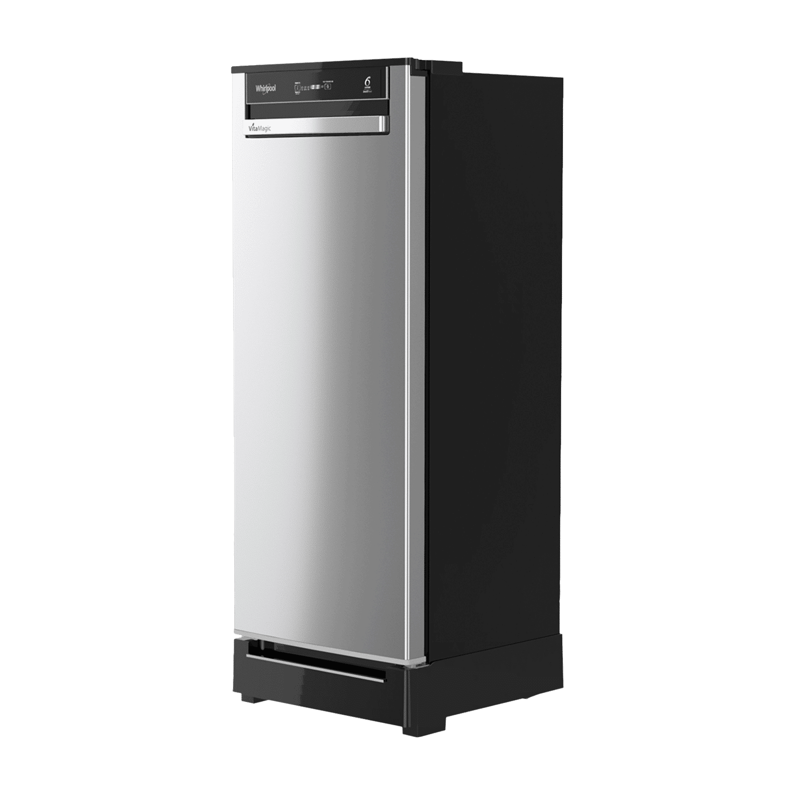 Whirlpool 192 Litres 3 Star Direct Cool Single Door Refrigerator with Stabilizer Free Operation (215 VMPRO ROY, Steel)_4