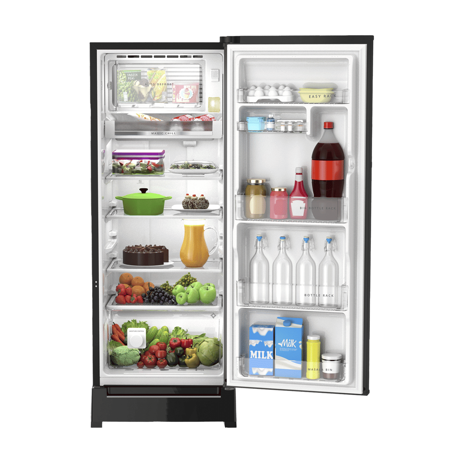 Whirlpool 192 Litres 3 Star Direct Cool Single Door Refrigerator with Stabilizer Free Operation (215 VMPRO ROY, Steel)_5