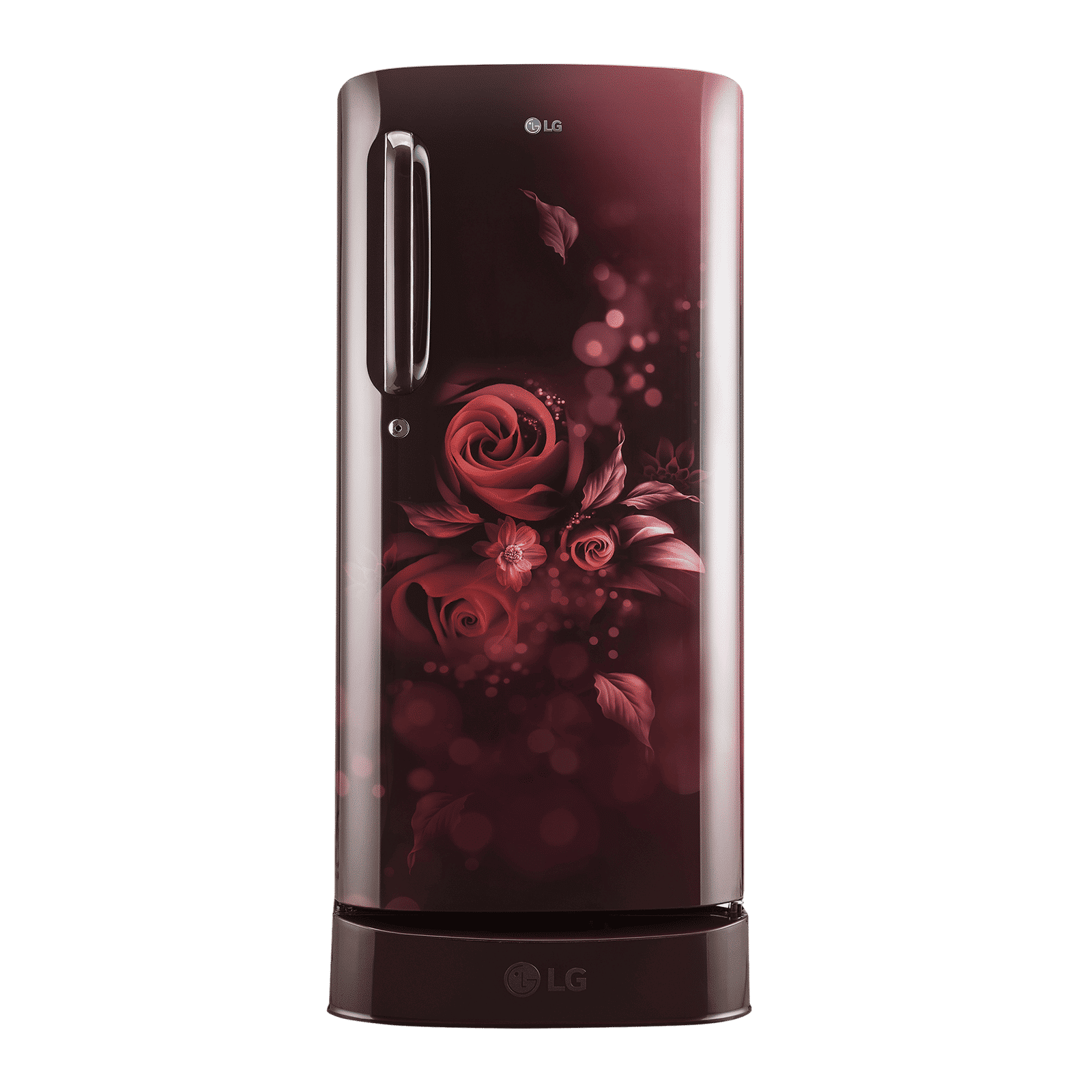 LG 190 Litres 3 Star Direct Cool Single Door Refrigerator with Stabilizer Free Operation (GL-D201ASED.BSEZEB, Scarlet Euphoria)_1