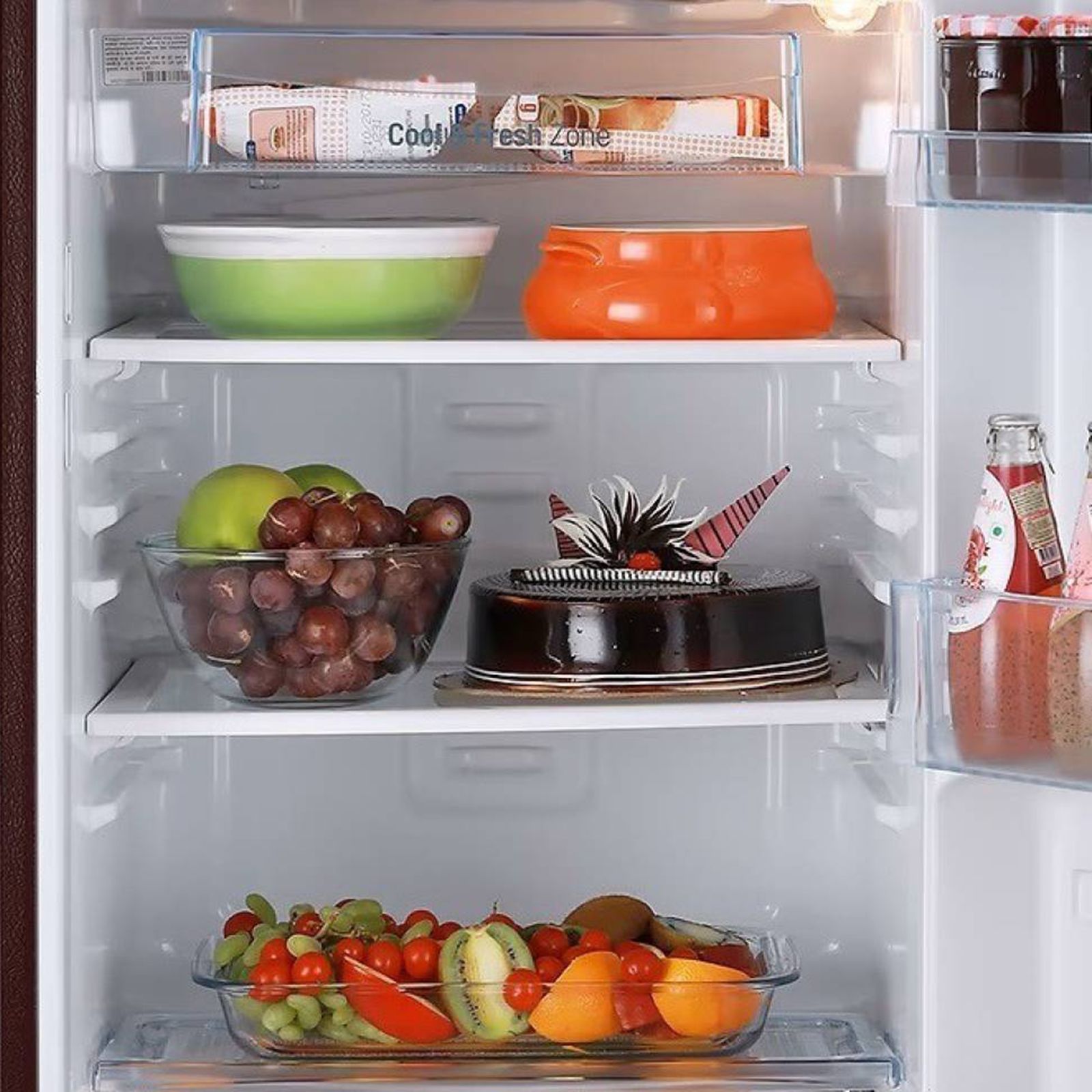 LG 190 Litres 3 Star Direct Cool Single Door Refrigerator with Stabilizer Free Operation (GL-D201ASED.BSEZEB, Scarlet Euphoria)_6