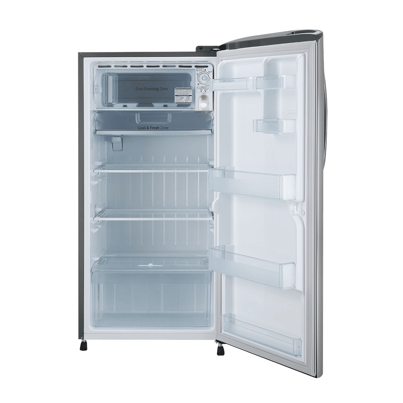 LG 224 Litres 4 Star Direct Cool Single Door Refrigerator with Stabilizer Free Operation (GL-B241APZY.DPZZEB, Shiny Steel)_5
