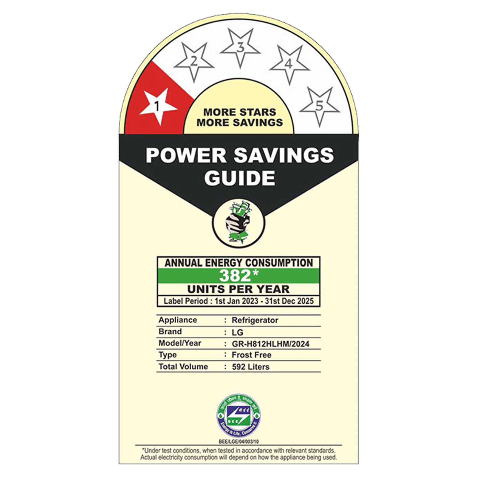 LG 592 Litres 1 Star Frost Free Double Door Refrigerator with Smart Inverter Compressor (GR-H812HLHM, Platinum Silver) LG 592 Litres 1 Star Frost Free Double Door Refrigerator with Smart Inverter Compressor (GR-H812HLHM, Platinum Silver)_4