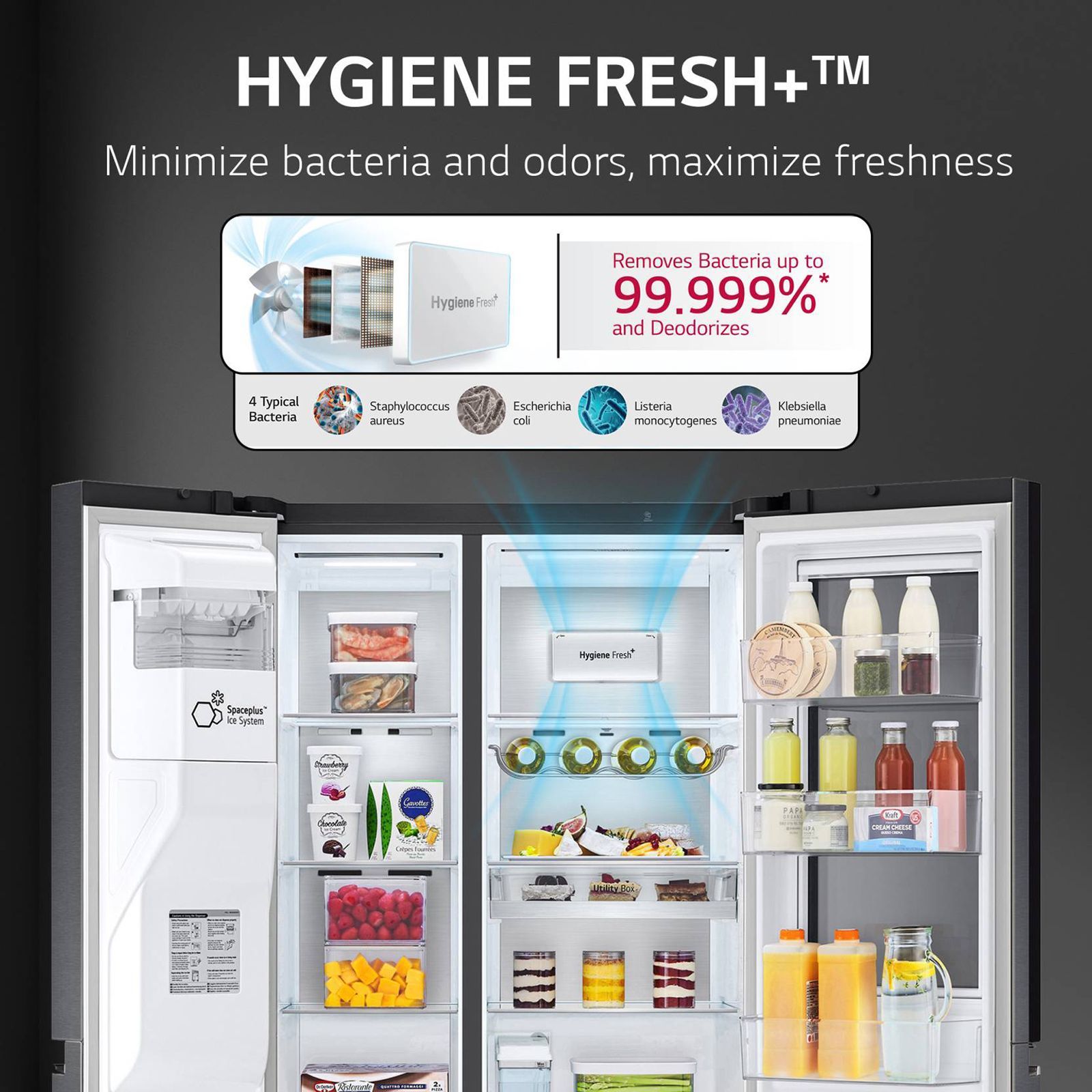 LG 635 Litres 3 Star Frost Free Side by Side Refrigerator with Smart Diagnosis (GL-X257AMCX, Matt Black)_18