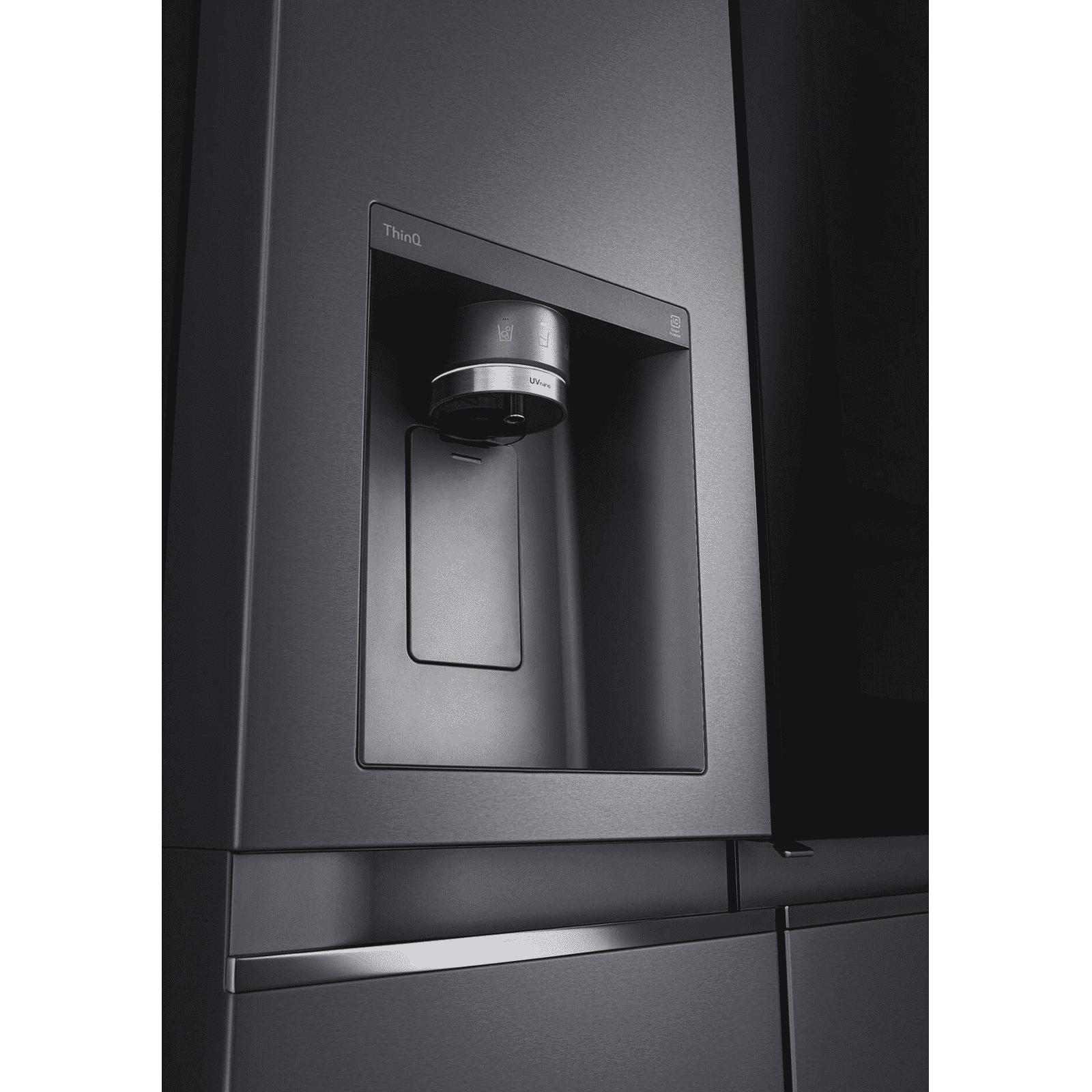 LG 635 Litres 3 Star Frost Free Side by Side Refrigerator with Smart Diagnosis (GL-X257AMCX, Matt Black)_7