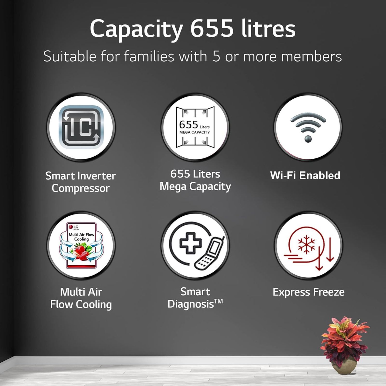 LG 655 Litres 3 Star Frost Free Side by Side Smart Wifi Enabled Refrigerator with Deodorizer (GL-B257DLNX, Linen Brown)_18