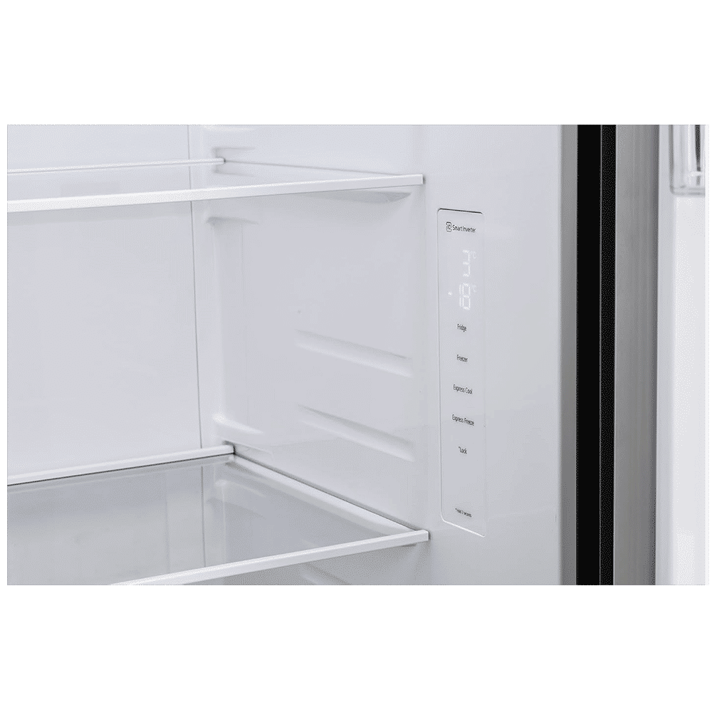 LG 655 Litres 3 Star Frost Free Side by Side Refrigerator with Smart Diagnosis (GL-B257HWBY, Western Black)_8