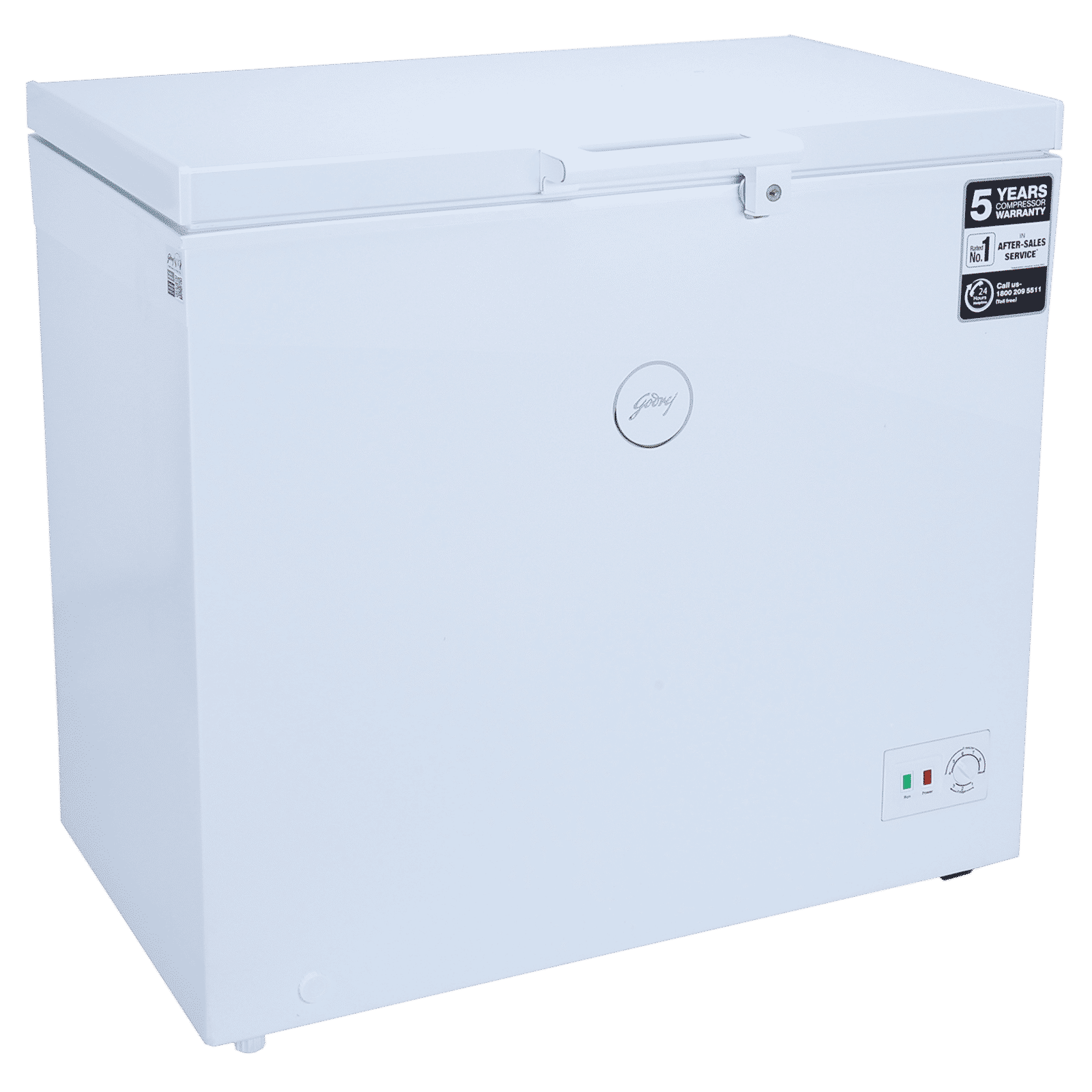 Godrej Slim Series 200 Litres Single Door Deep Freezer (Convertible Technology, DH GCHW 210 R6SHC RW, Royal White) Godrej Slim Series 200 Litres Single Door Deep Freezer (Convertible Technology, DH GCHW 210 R6SHC RW, Royal White)_1