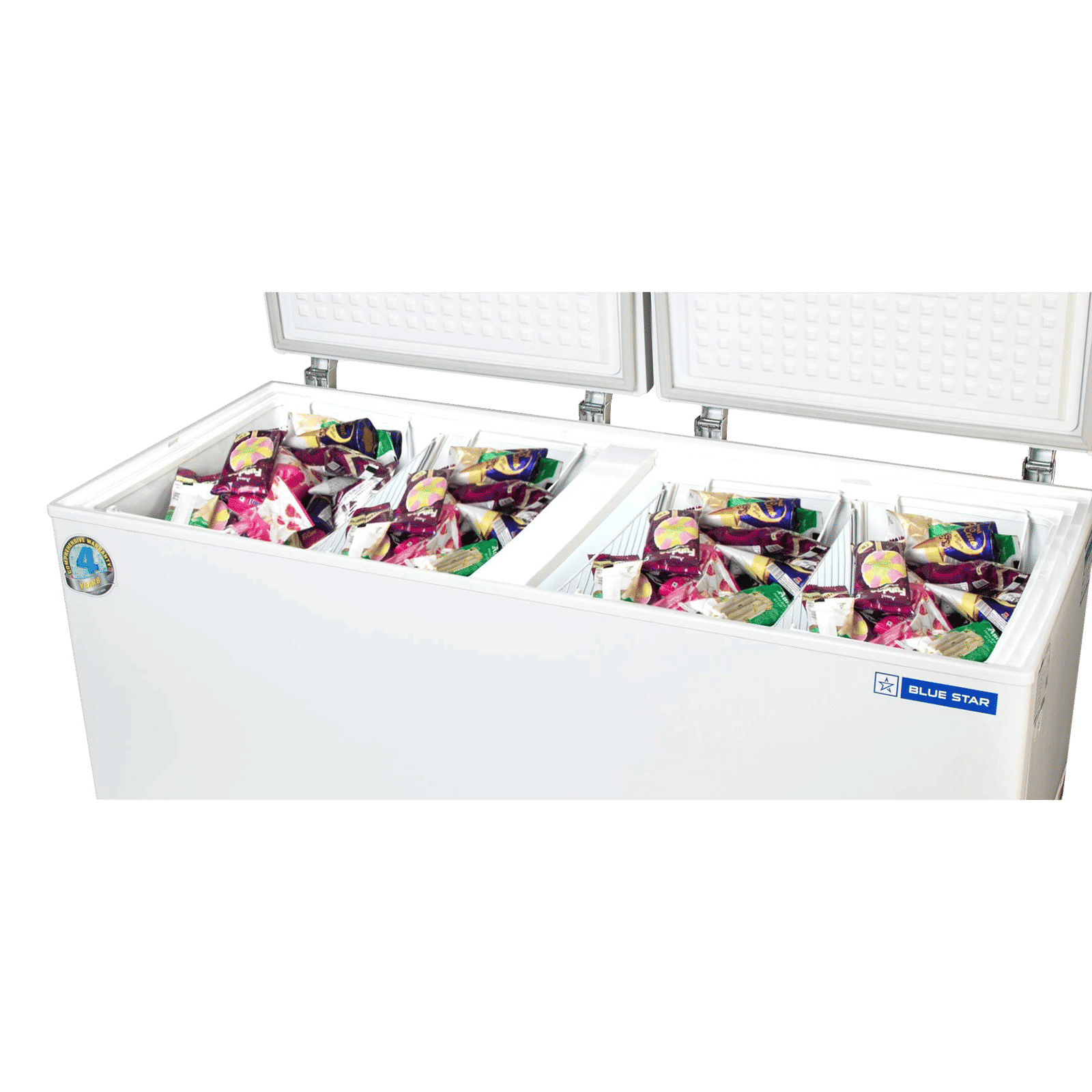 Blue Star 301 Litres Double Door Deep Freezer (Corrosion Resistant, CHFDD300MGPW, White)_7