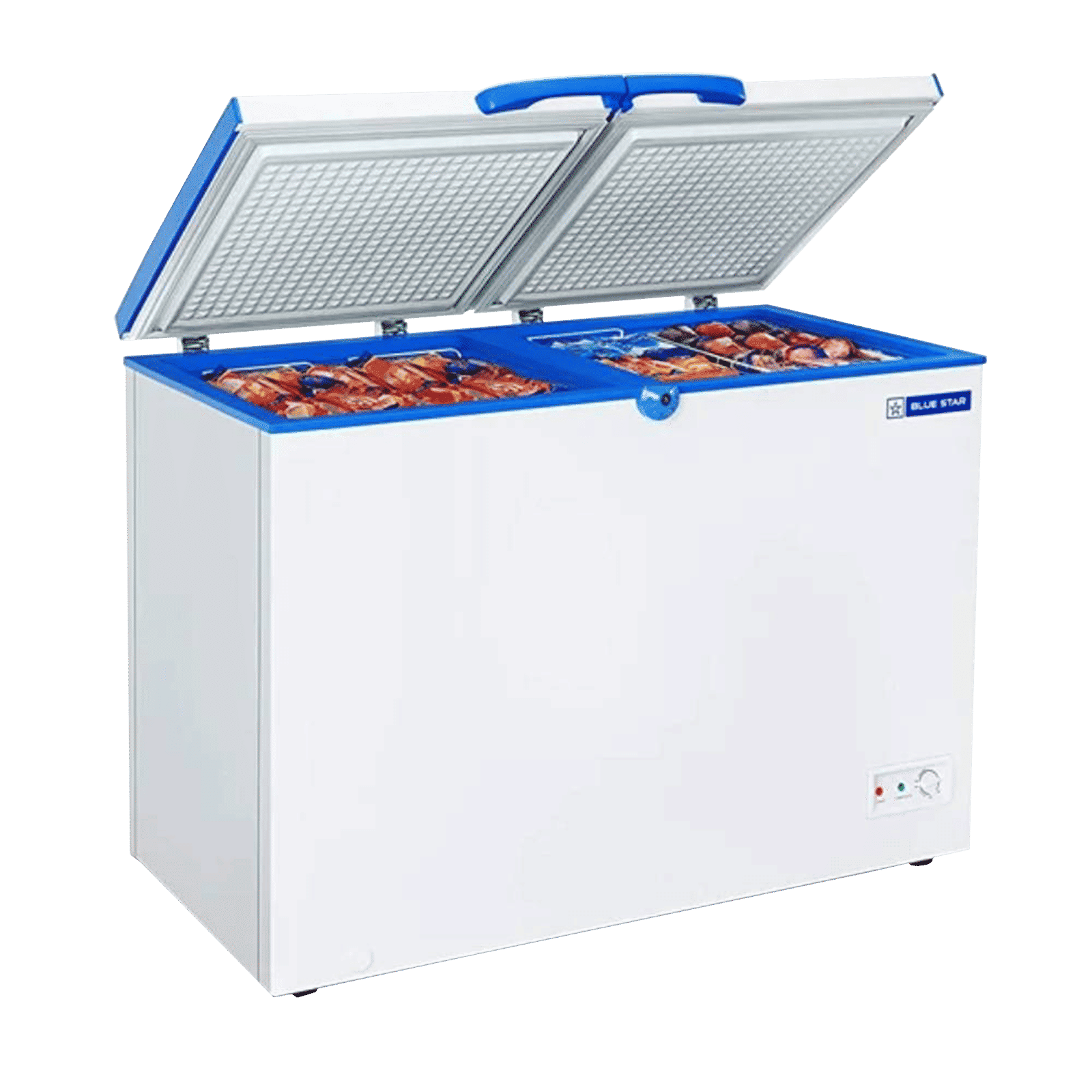Blue Star 301 Litres Double Door Deep Freezer (Direct Cooling Technology, CHFDD300MGEW, White)_5