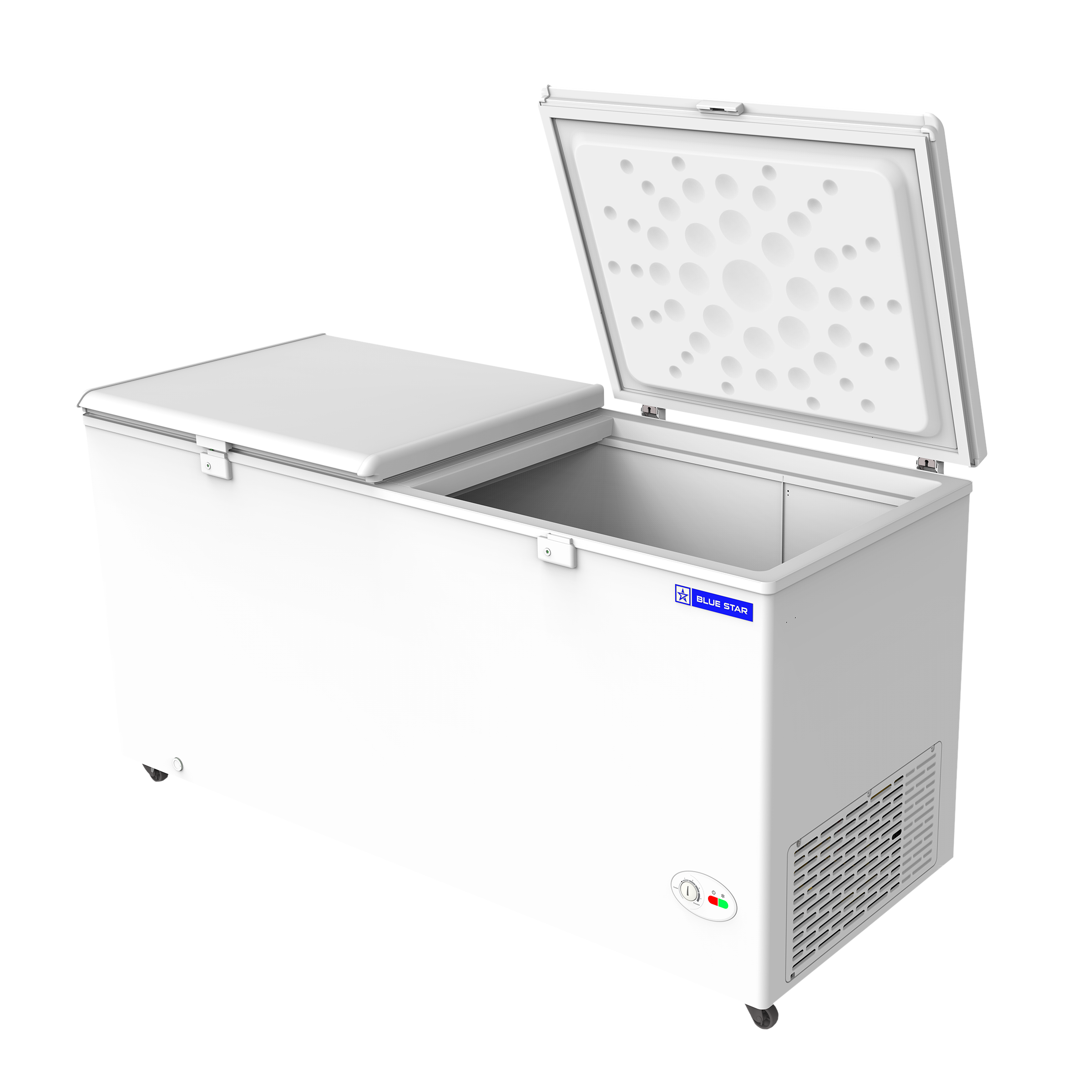 Blue Star 515 Litres Double Door Chest Freezer (Direct Cooling Technology, CF575NEYW, White)_3