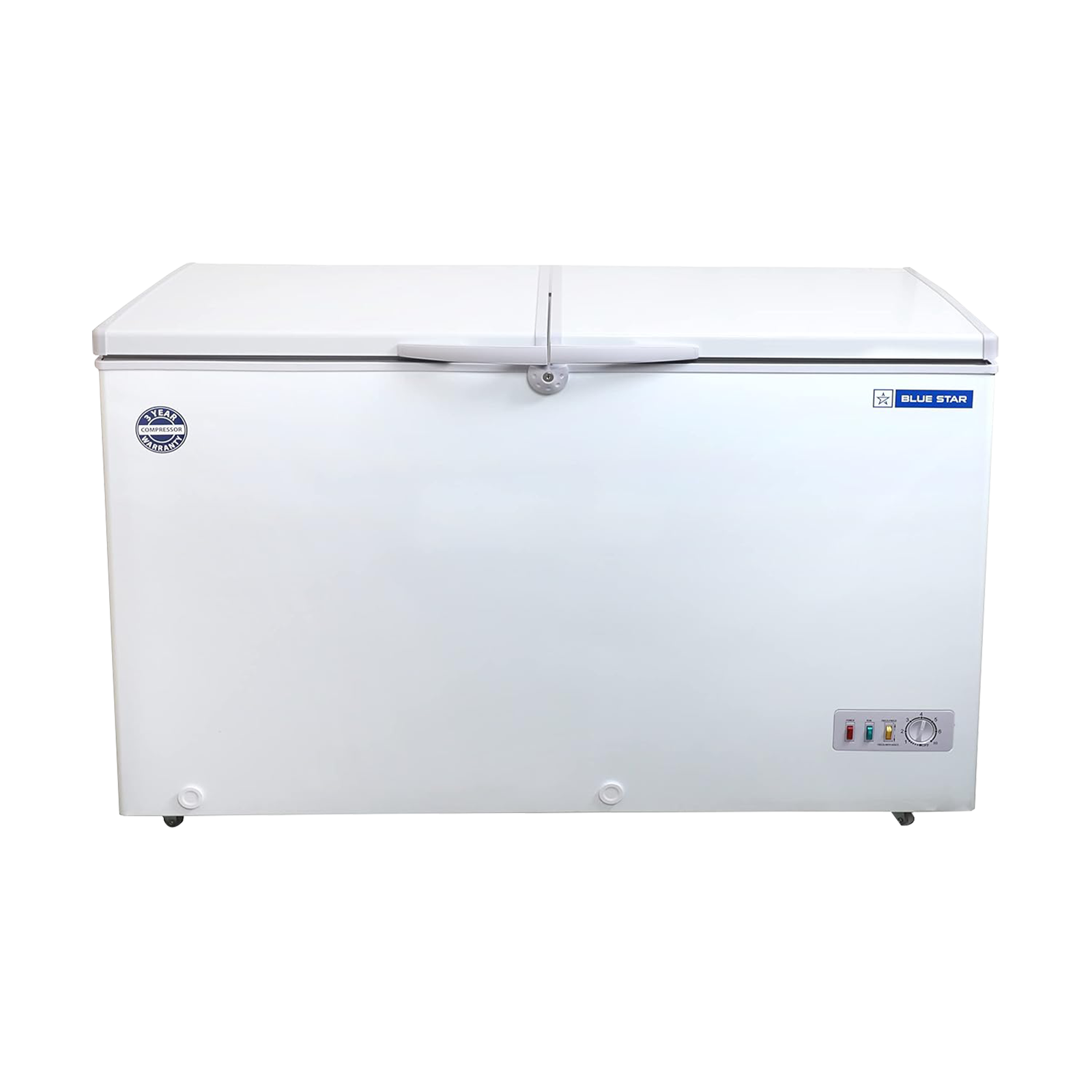 Blue Star 335 Litres Double Door Chest Freezer (Direct Cooling Technology, CHFK350DGS, White)_3