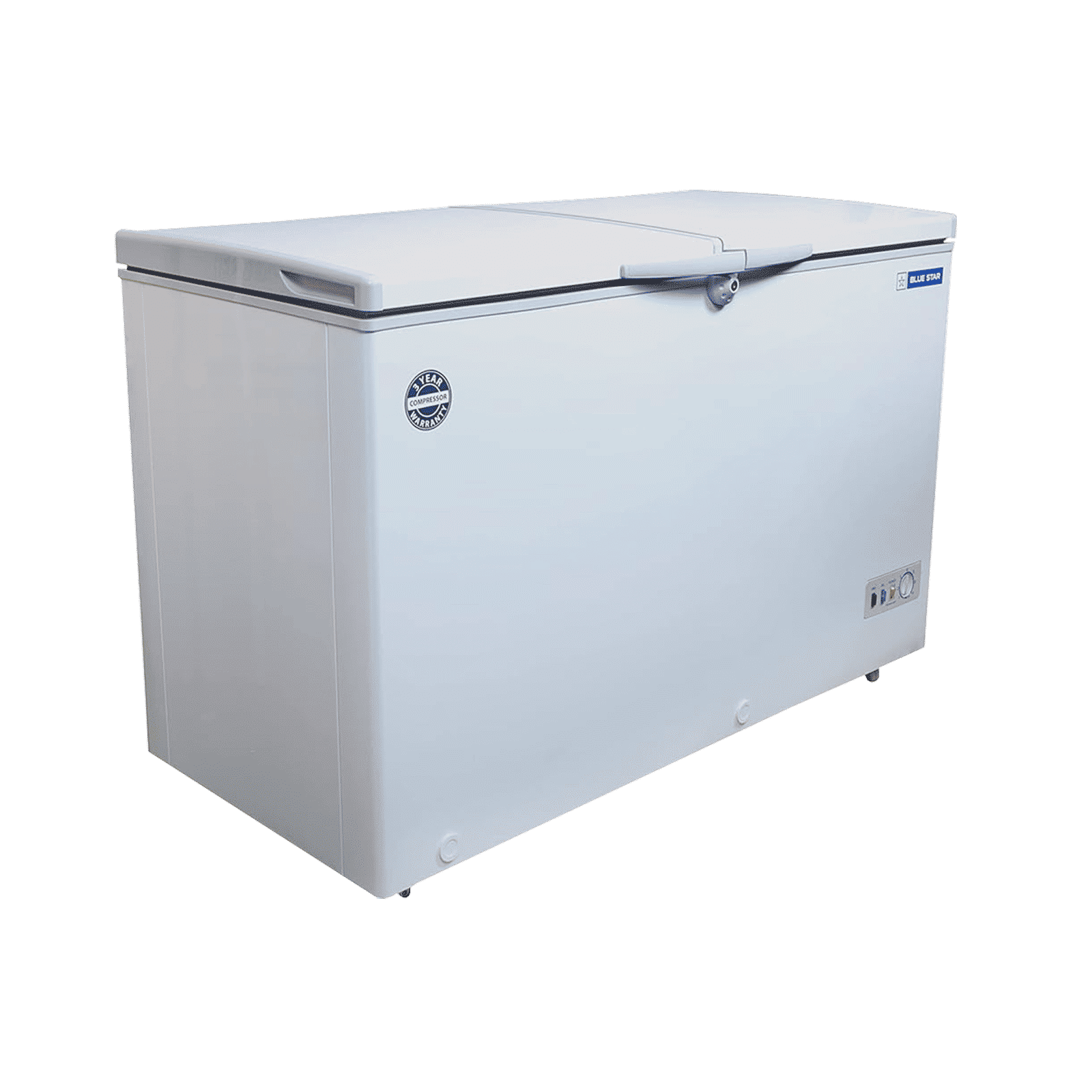 Blue Star 335 Litres Double Door Chest Freezer (Direct Cooling Technology, CHFK350DGS, White)_6