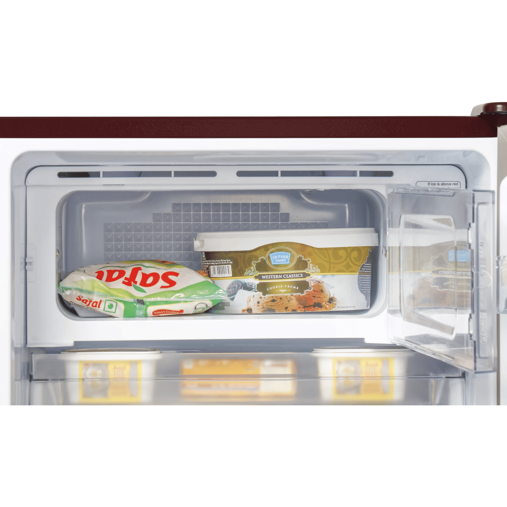 Haier 190 Litres 3 Star Direct Cool Single Door Refrigerator with Antibacterial Gasket (HED-203RFB-P, Red Opal)_7