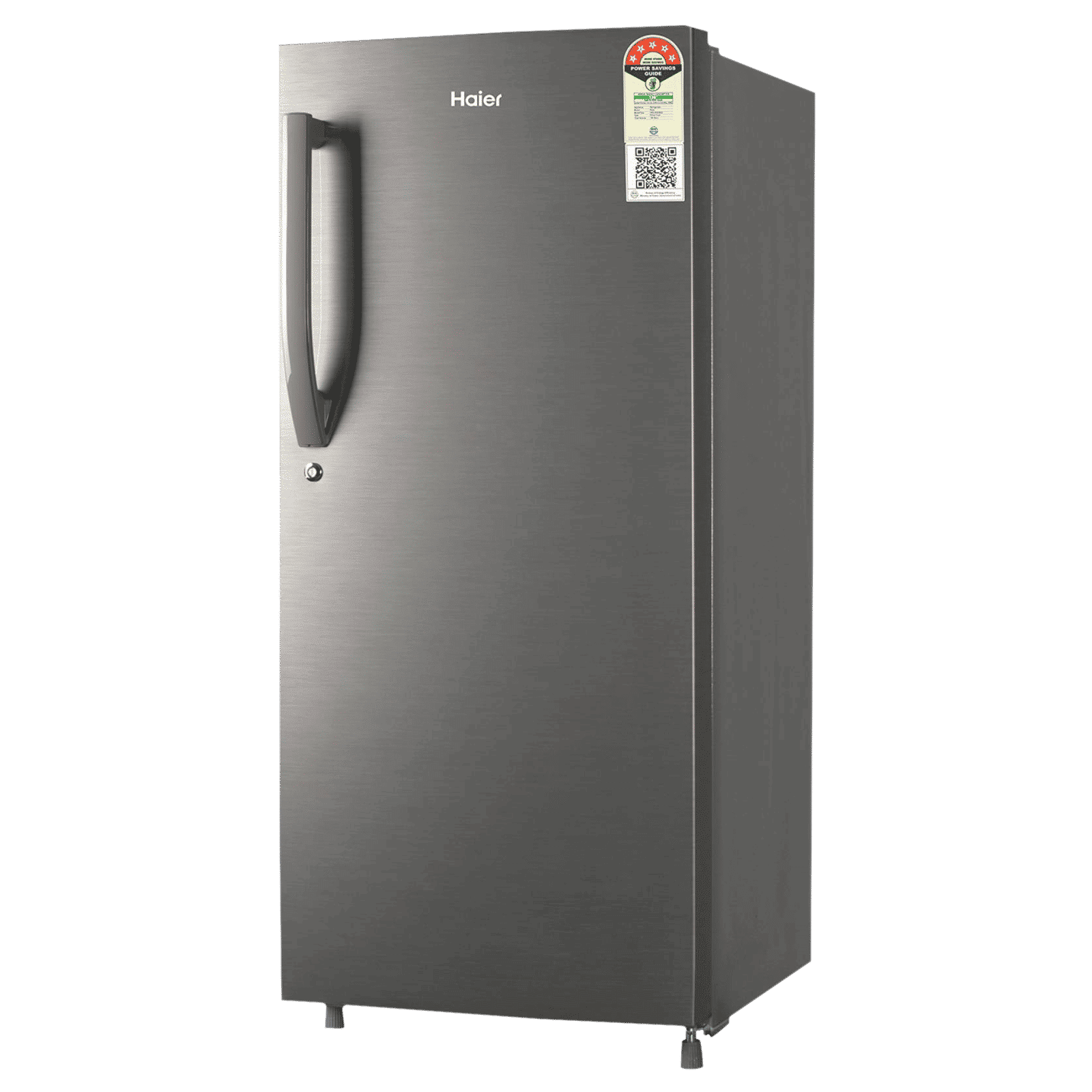 Haier 190 Litres 5 Star Direct Cool Single Door Refrigerator with Antibacterial Gasket (HED-205DS-P, Dazzle Steel)_4