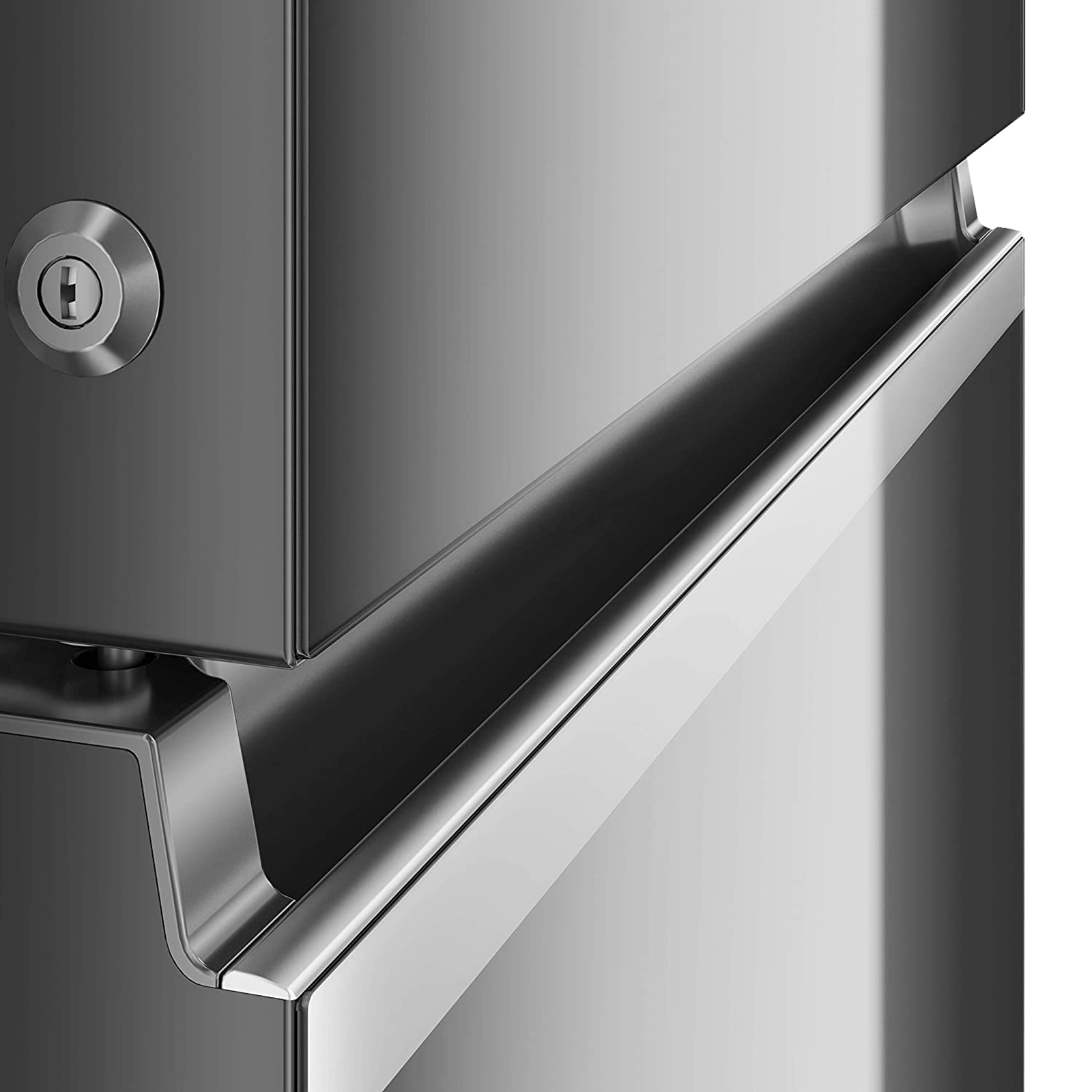 Haier 325 Litres 3 Star Frost Free Double Door Bottom Mount Convertible Refrigerator with Antibacterial Gasket (HEB-333DS-P, Dazzle Steel) Haier 325 Litres 3 Star Frost Free Double Door Bottom Mount Convertible Refrigerator with Antibacterial Gasket (HEB-333DS-P, Dazzle Steel)_12