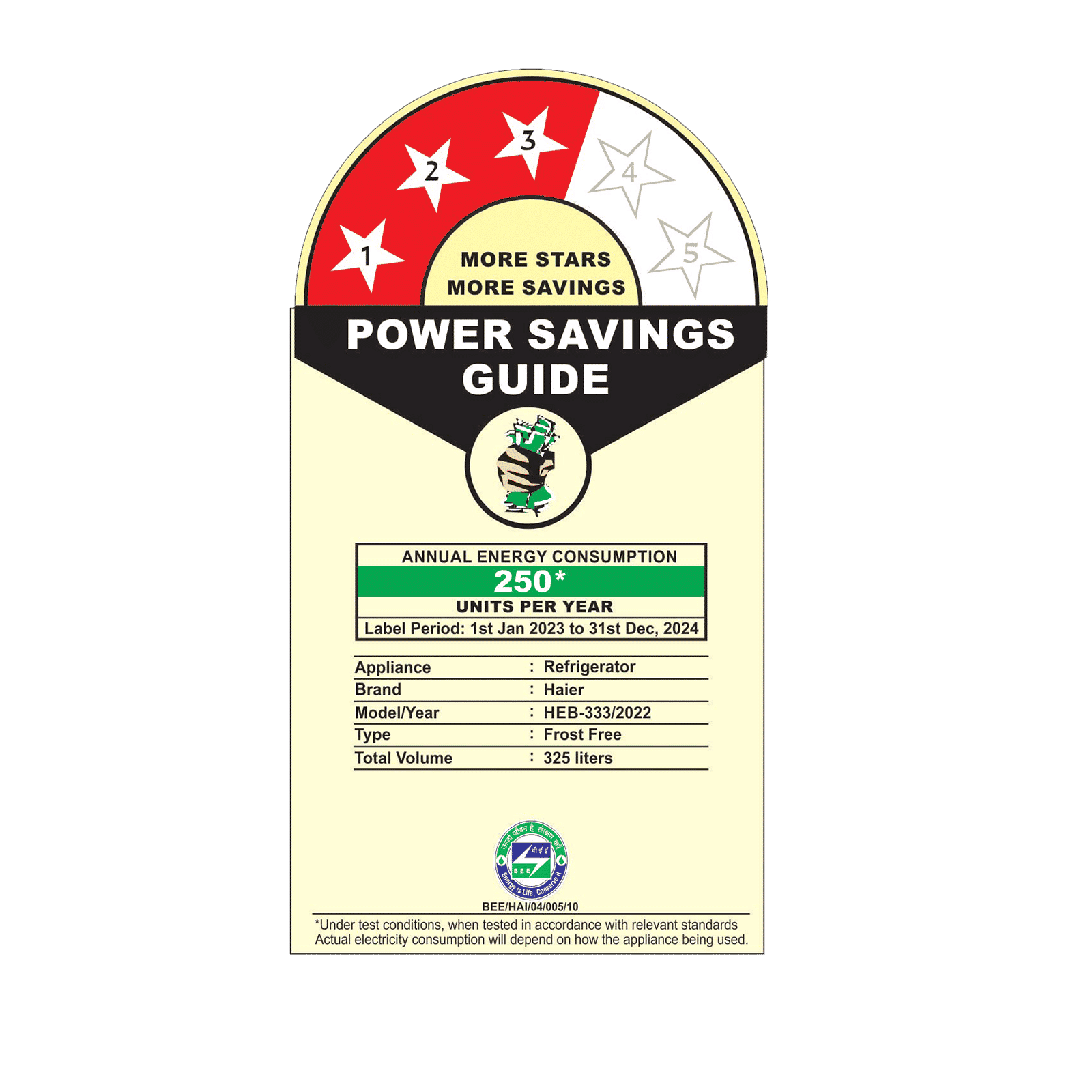 Haier 325 Litres 3 Star Frost Free Double Door Bottom Mount Convertible Refrigerator with Antibacterial Gasket (HEB-333DS-P, Dazzle Steel) Haier 325 Litres 3 Star Frost Free Double Door Bottom Mount Convertible Refrigerator with Antibacterial Gasket (HEB-333DS-P, Dazzle Steel)_9