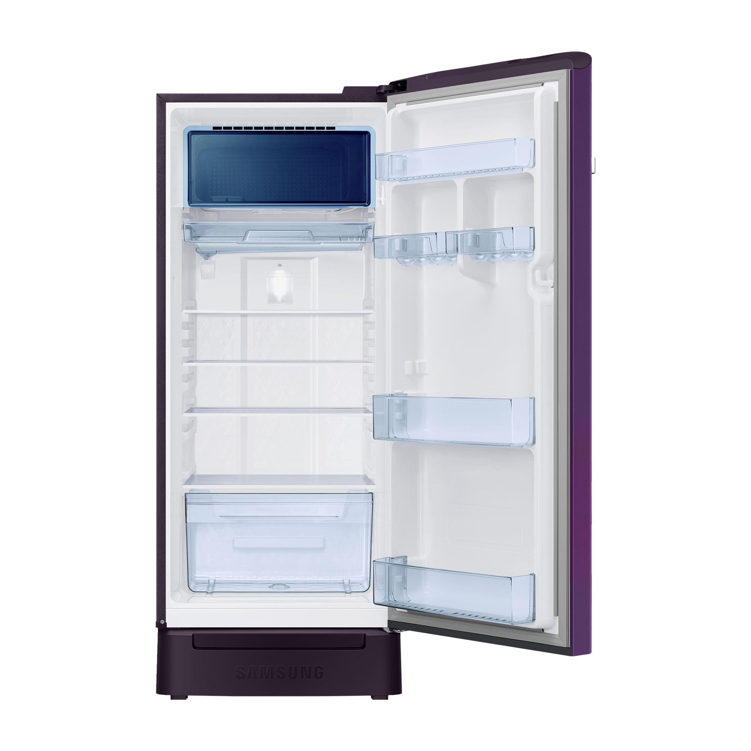 SAMSUNG 215 Litres 3 Star Direct Cool Single Door Refrigerator with Stabilizer Free Operation (RR23C2F23CR/HL, Camellia Purple)_3