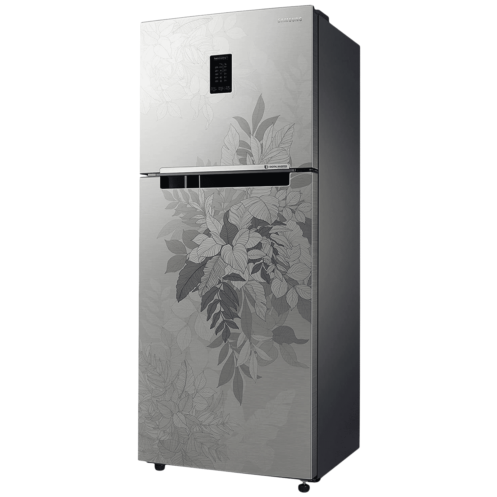 SAMSUNG 301 Litres 2 Star Frost Free Double Door Convertible Refrigerator with Deodorizing Filter (RT34C4522QB/HL, Bouquet Silver)_3