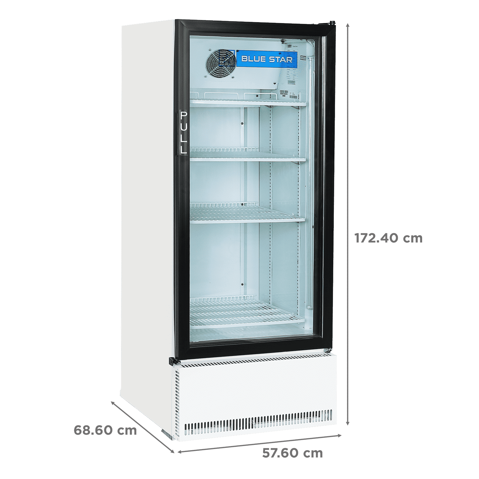 Blue Star 358 Liters Direct Cool Single Door Refrigerator with Temperature Settings (SC375F, White)_3