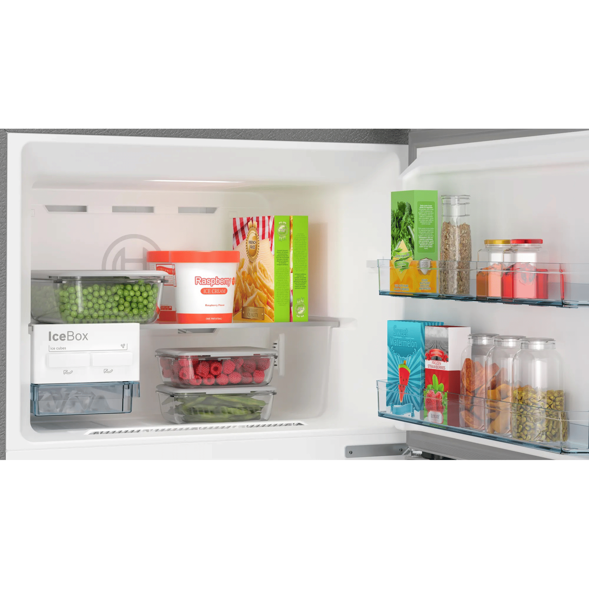 BOSCH Series 4 368 Litres 3 Star Frost Free Double Door Refrigerator (CTC39K03NI, Smoky Steel)_6