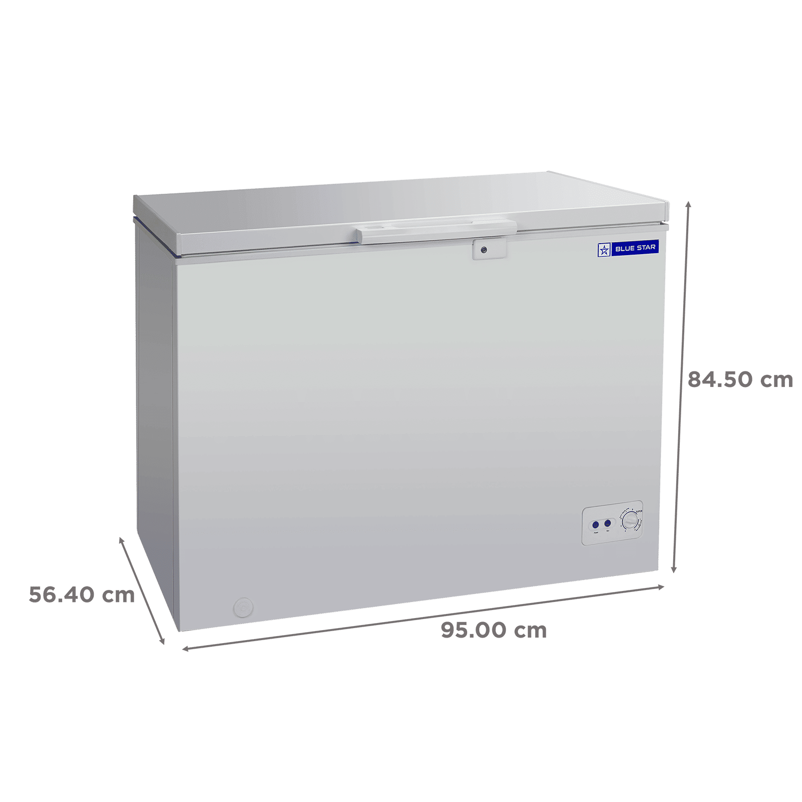 Blue Star 192 Litres 4 Star Single Door Deep Freezer (Direct Cooling Technology, CF4-225DSW, White)_2