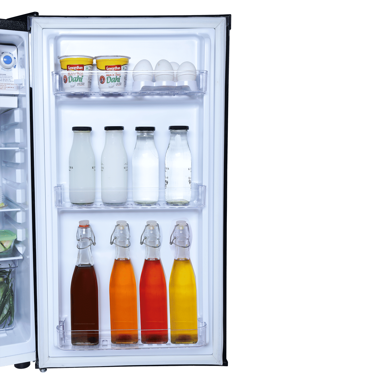 Croma 84 Litres 2 Star Direct Cool Single Door Refrigerator with Reversible Door ( Black)_17