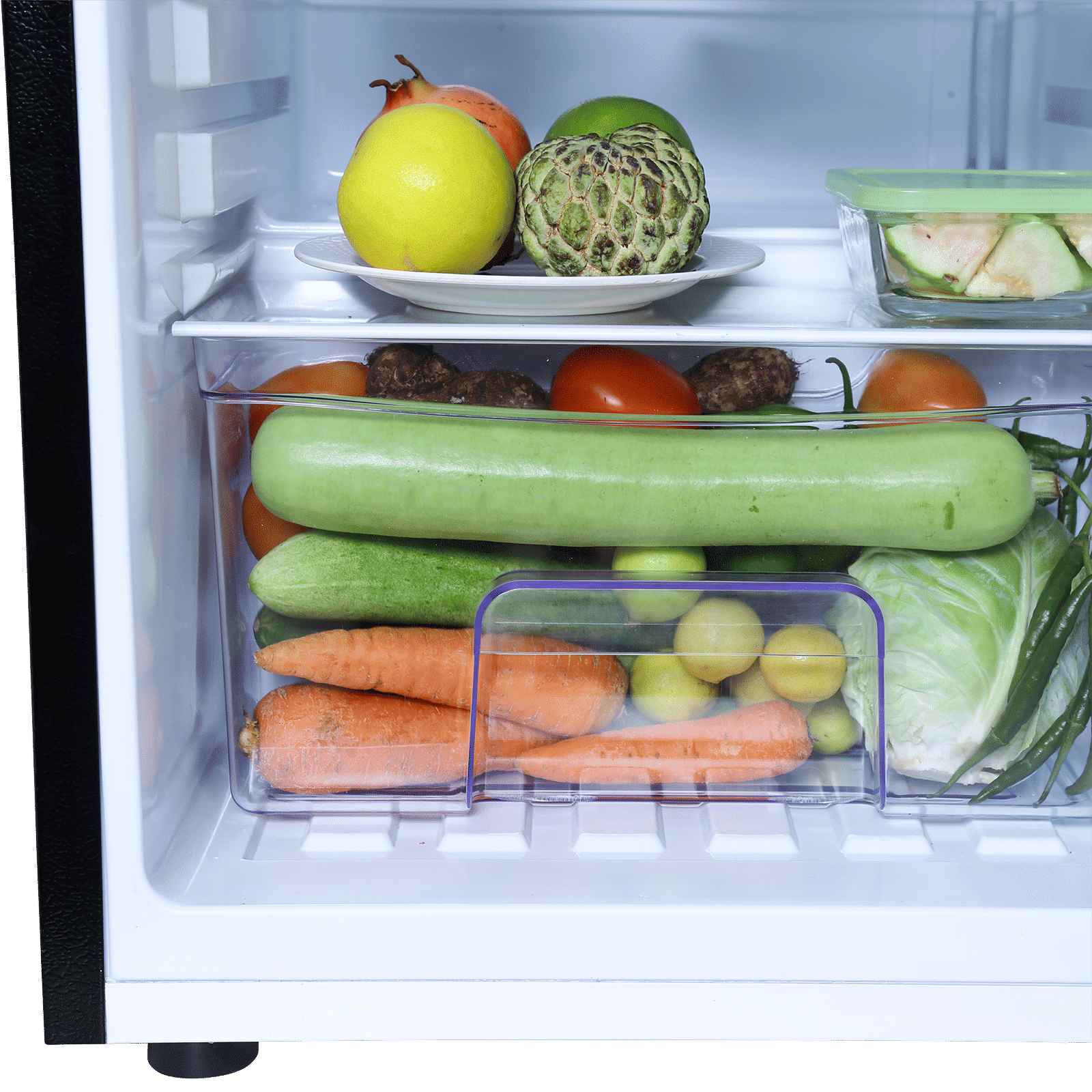 Croma 84 Litres 2 Star Direct Cool Single Door Refrigerator with Reversible Door ( Black)_18