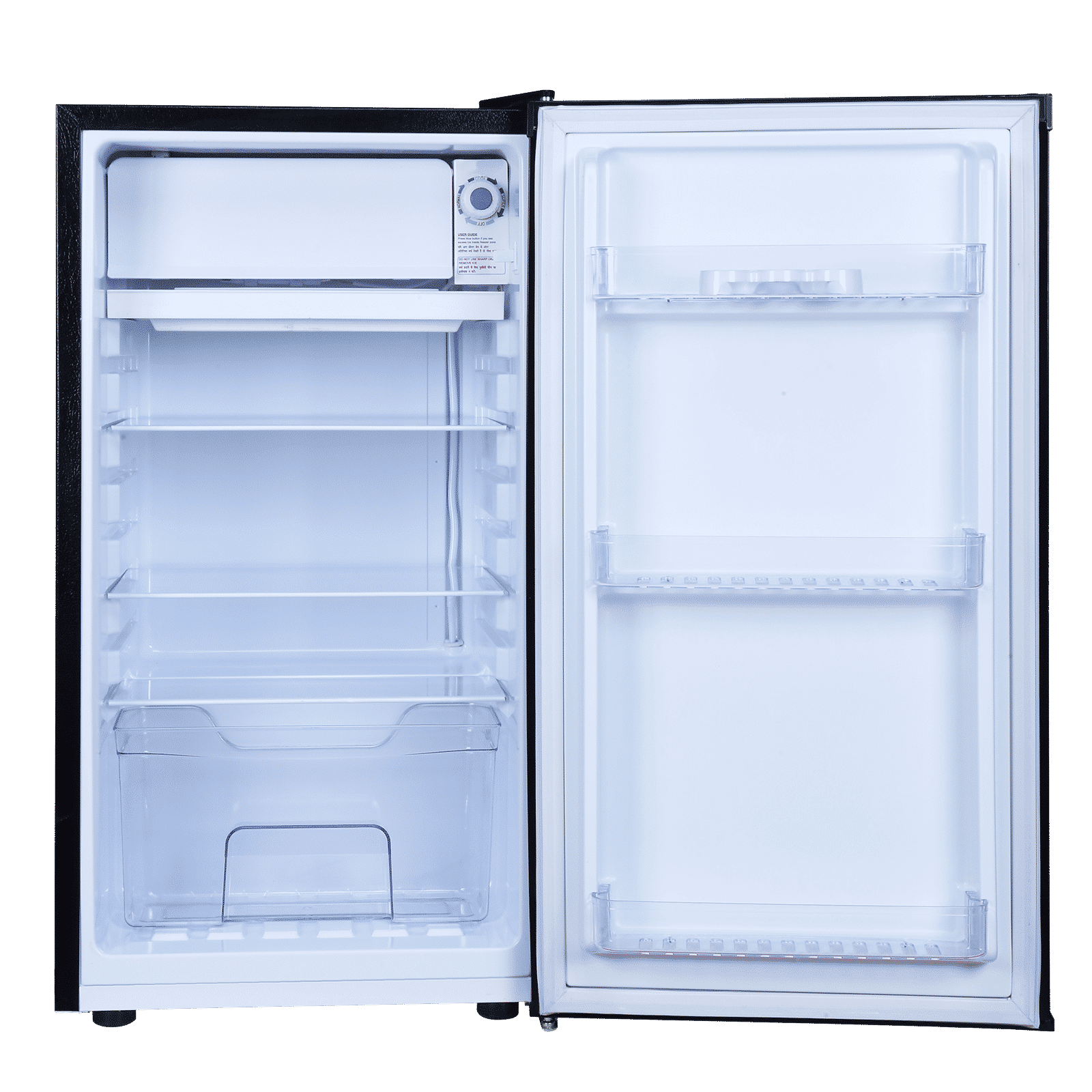 Croma 84 Litres 2 Star Direct Cool Single Door Refrigerator with Reversible Door ( Black)_6